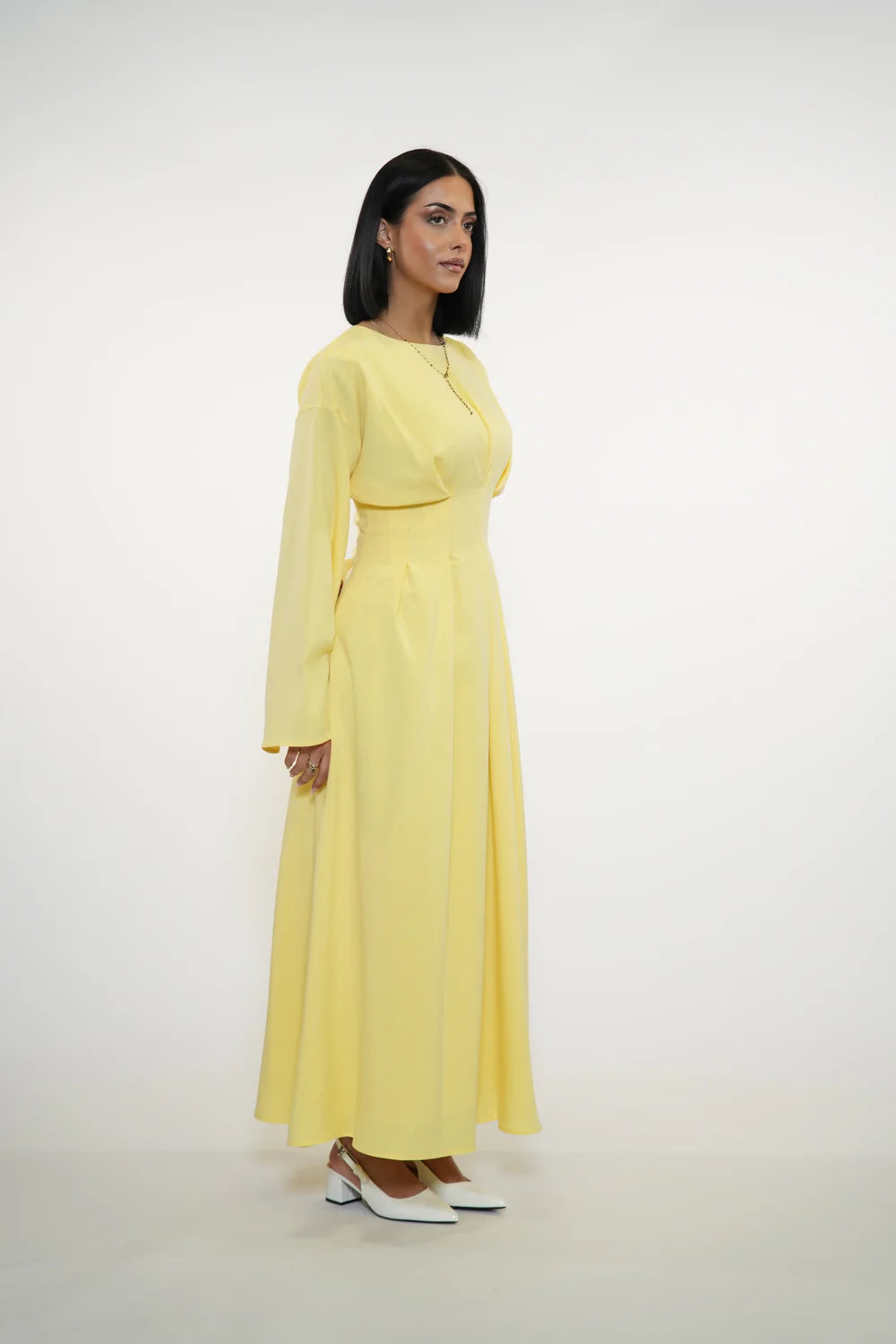 LA BALLEZA CORSET DRESS - LEMON
