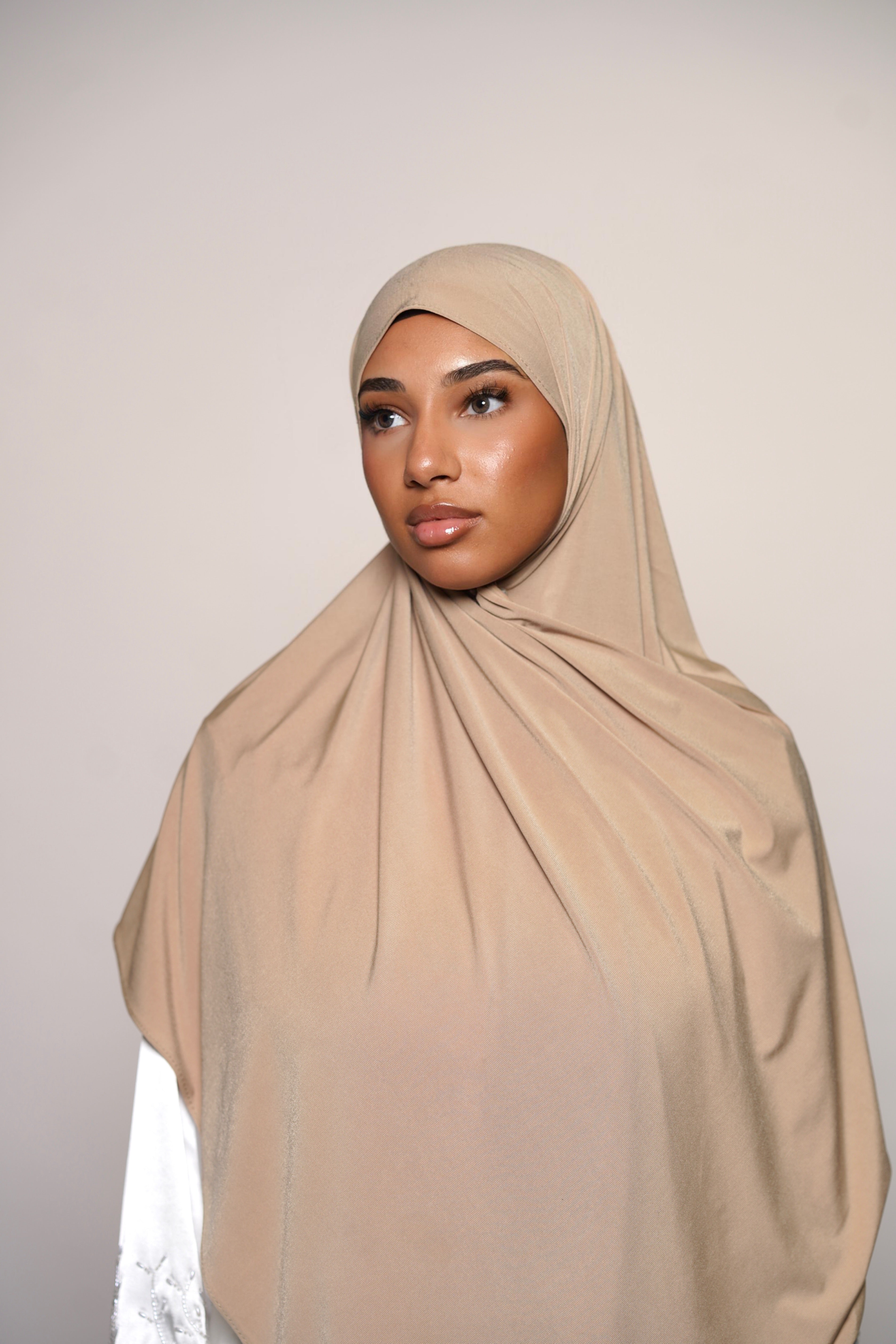 Satin Premium Jersey - desert