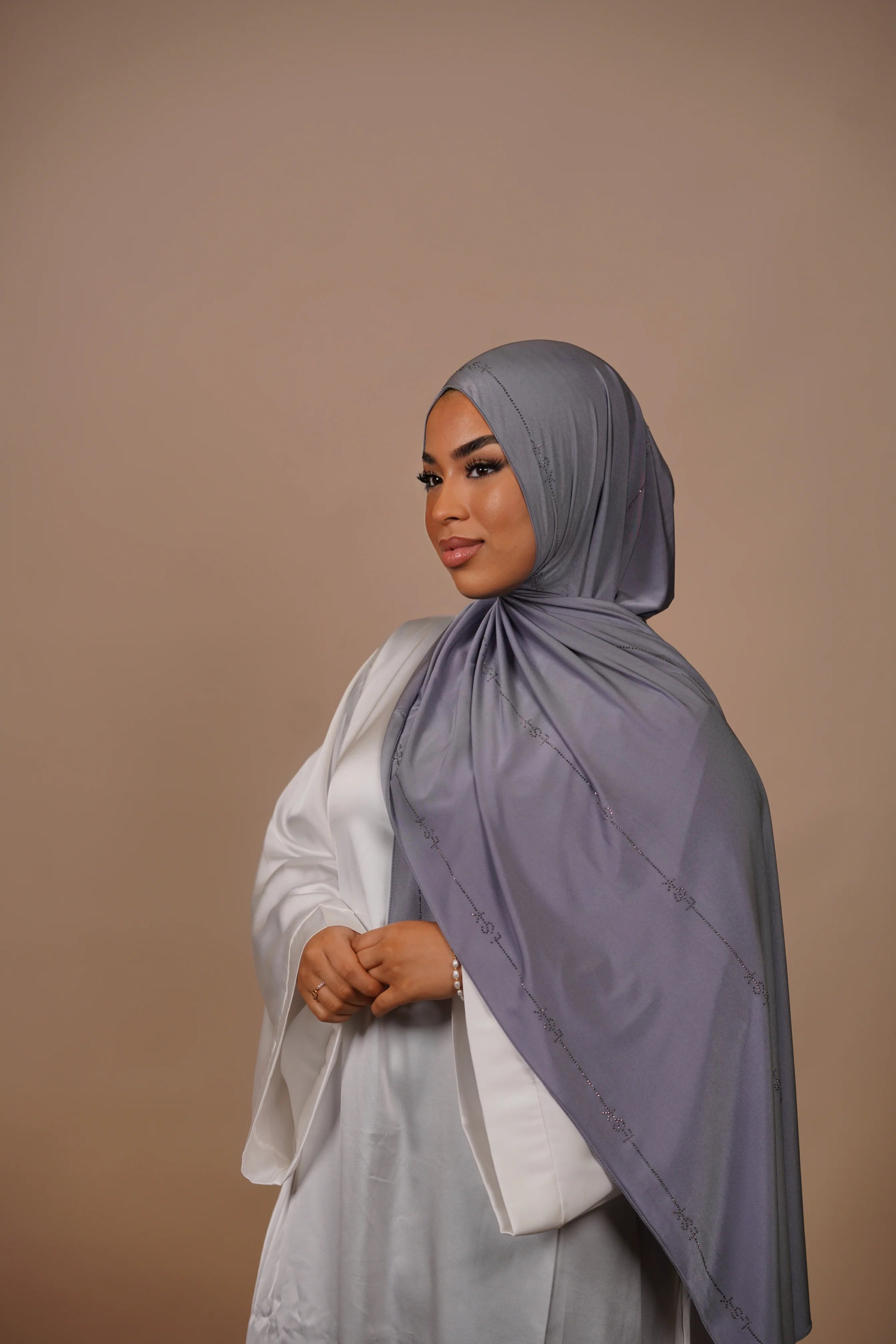 LSY Satin Premium Jersey - Lavender grey