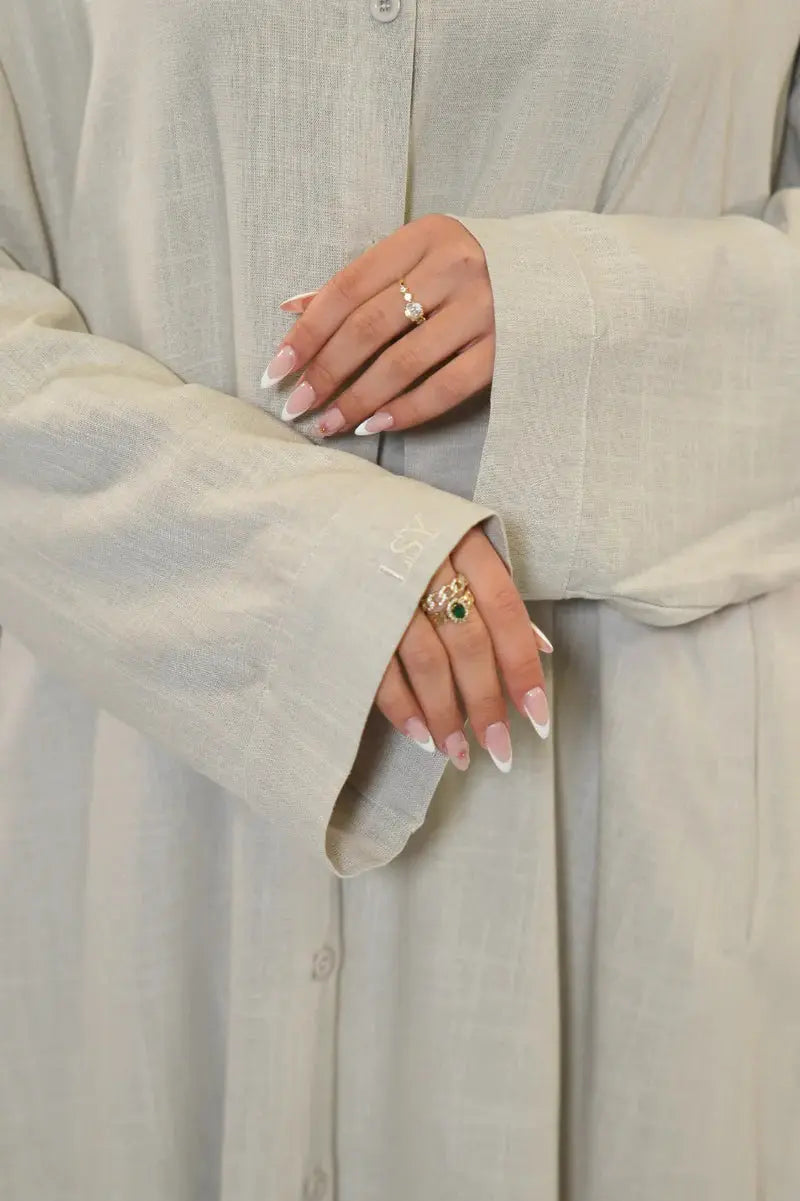 PALMA LINEN SET - COSTA CREAM Losyana.nl