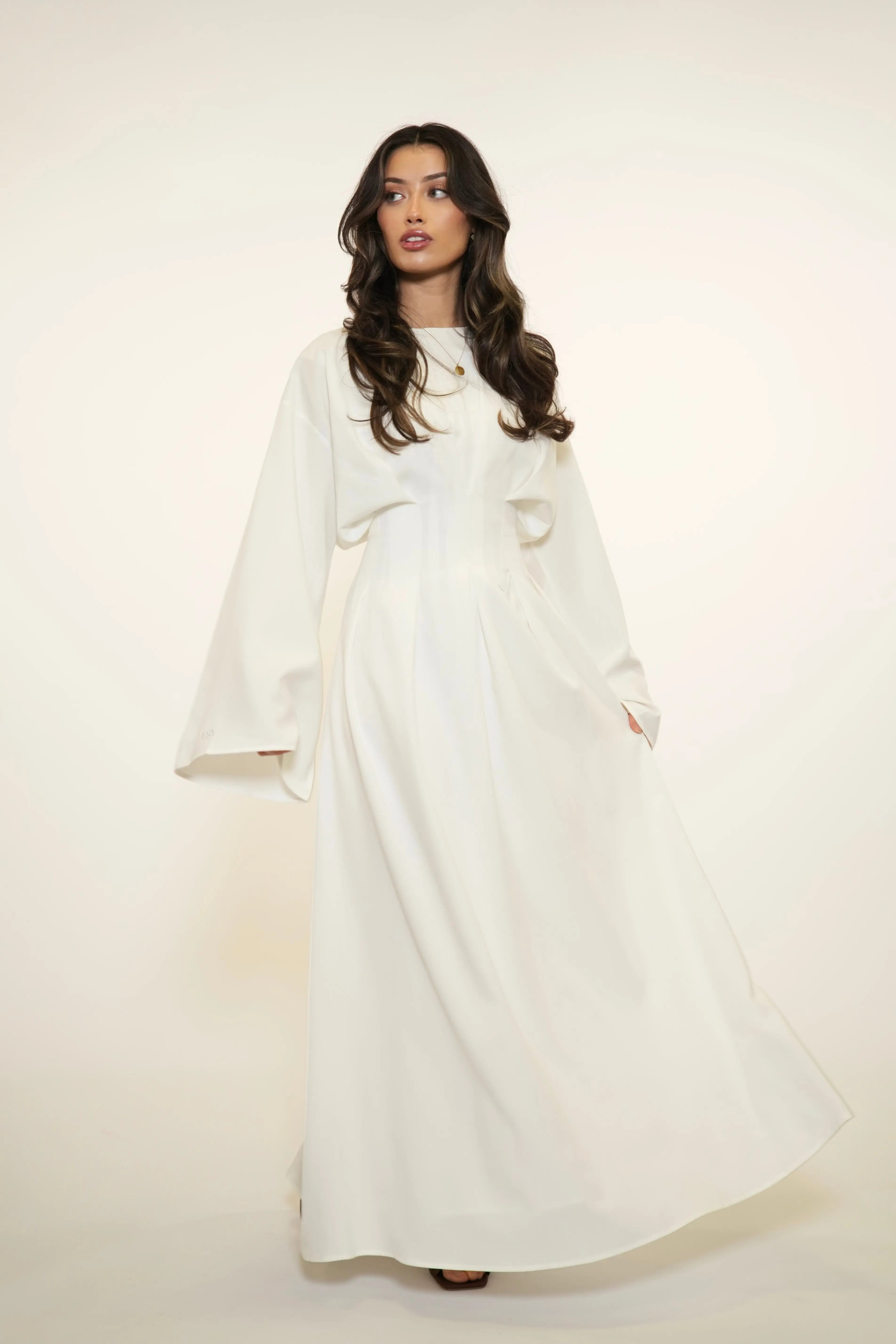 LA BALLEZA CORSET DRESS - WHITE Losyana.Shop