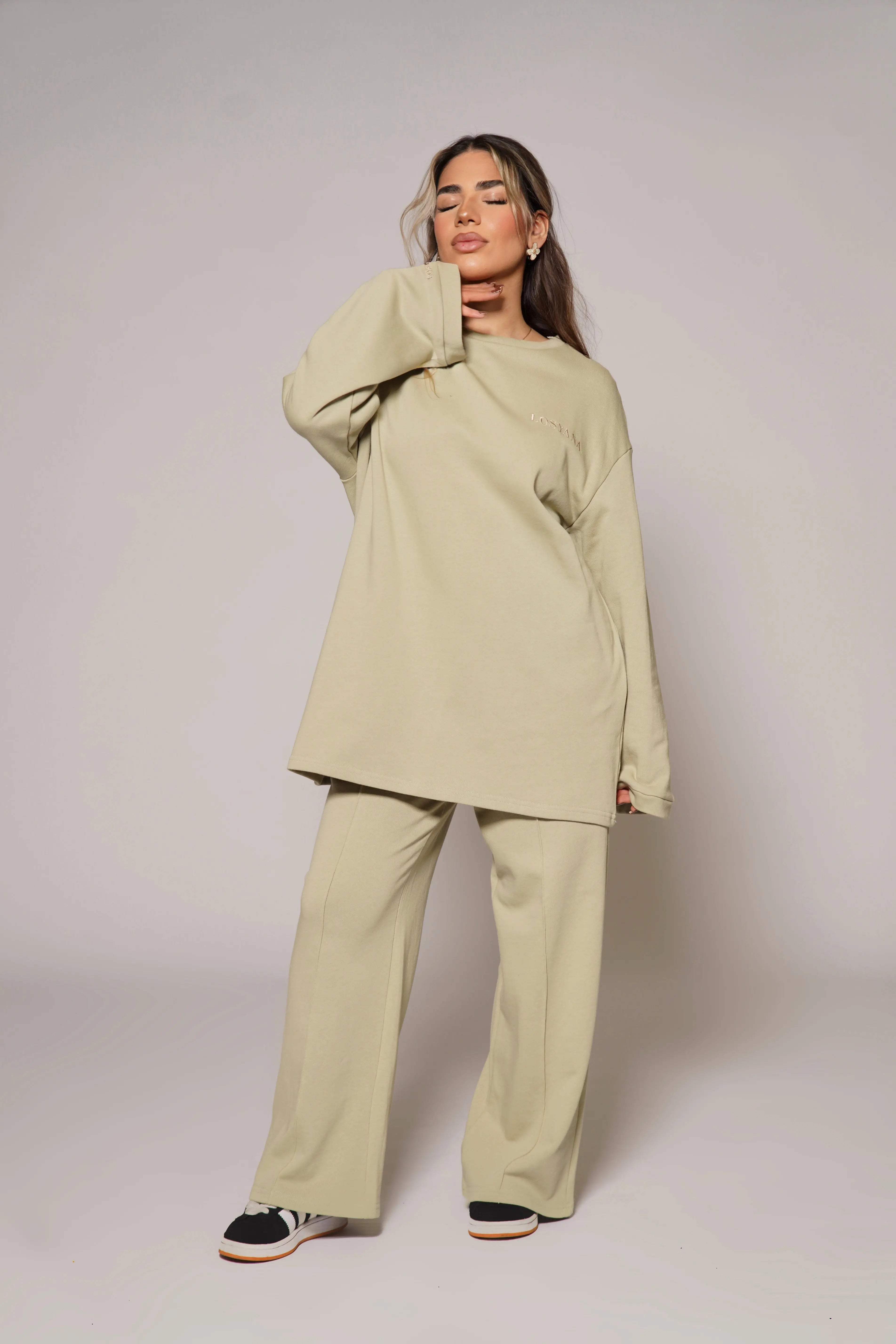 Lounge and Gym set - pistachio Losyana.Shop