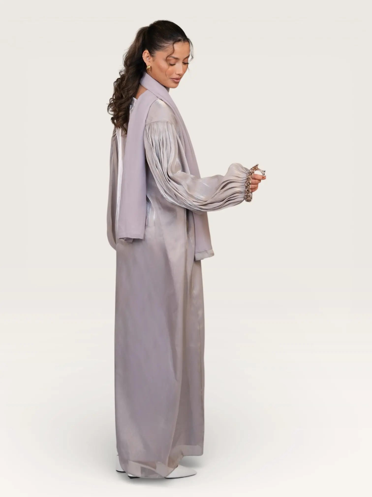 glamour abaya - lavender