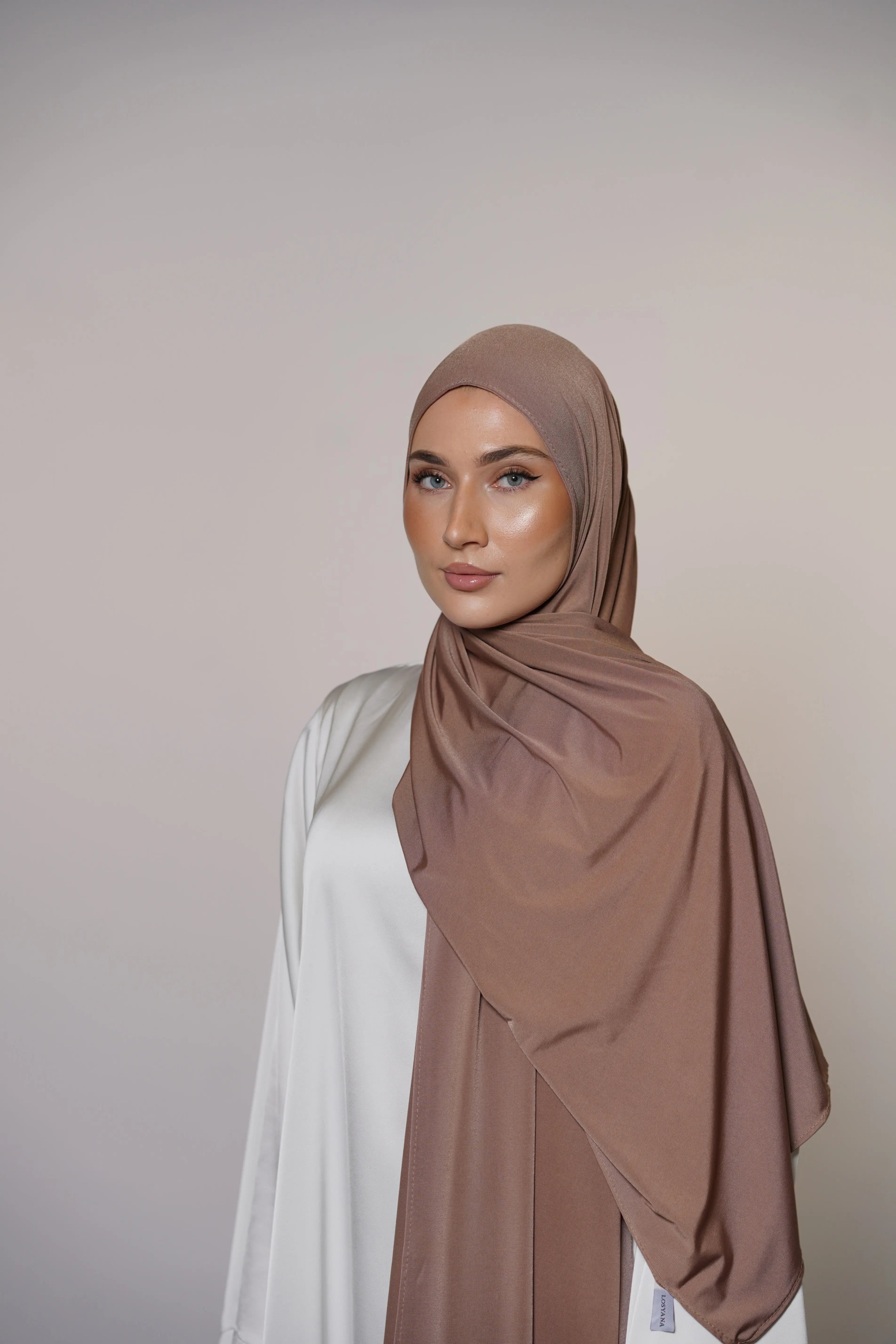 Satin Premium Jersey - cappuccino Losyana.Shop