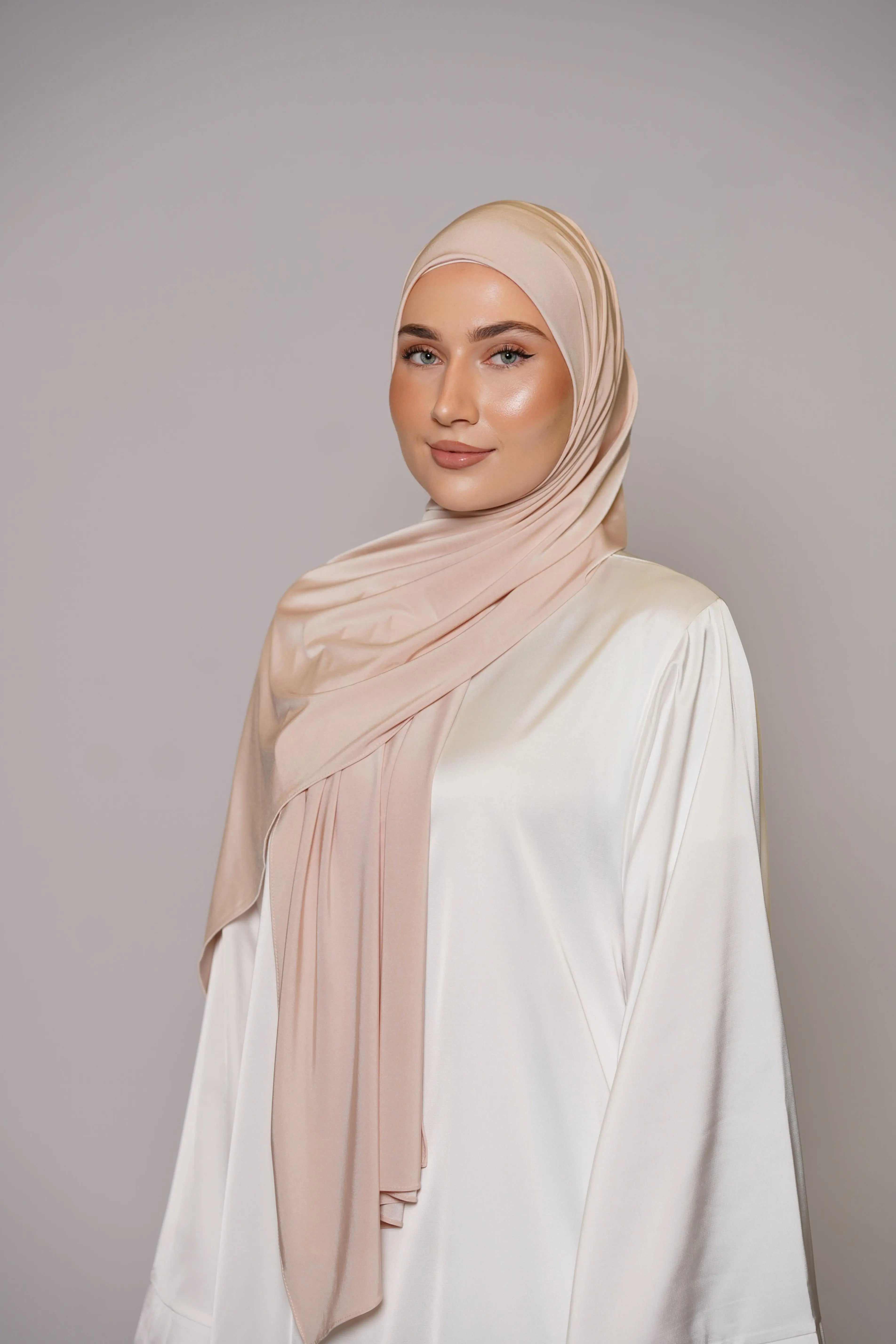 Satin Premium Jersey -rose beige Losyana.Shop