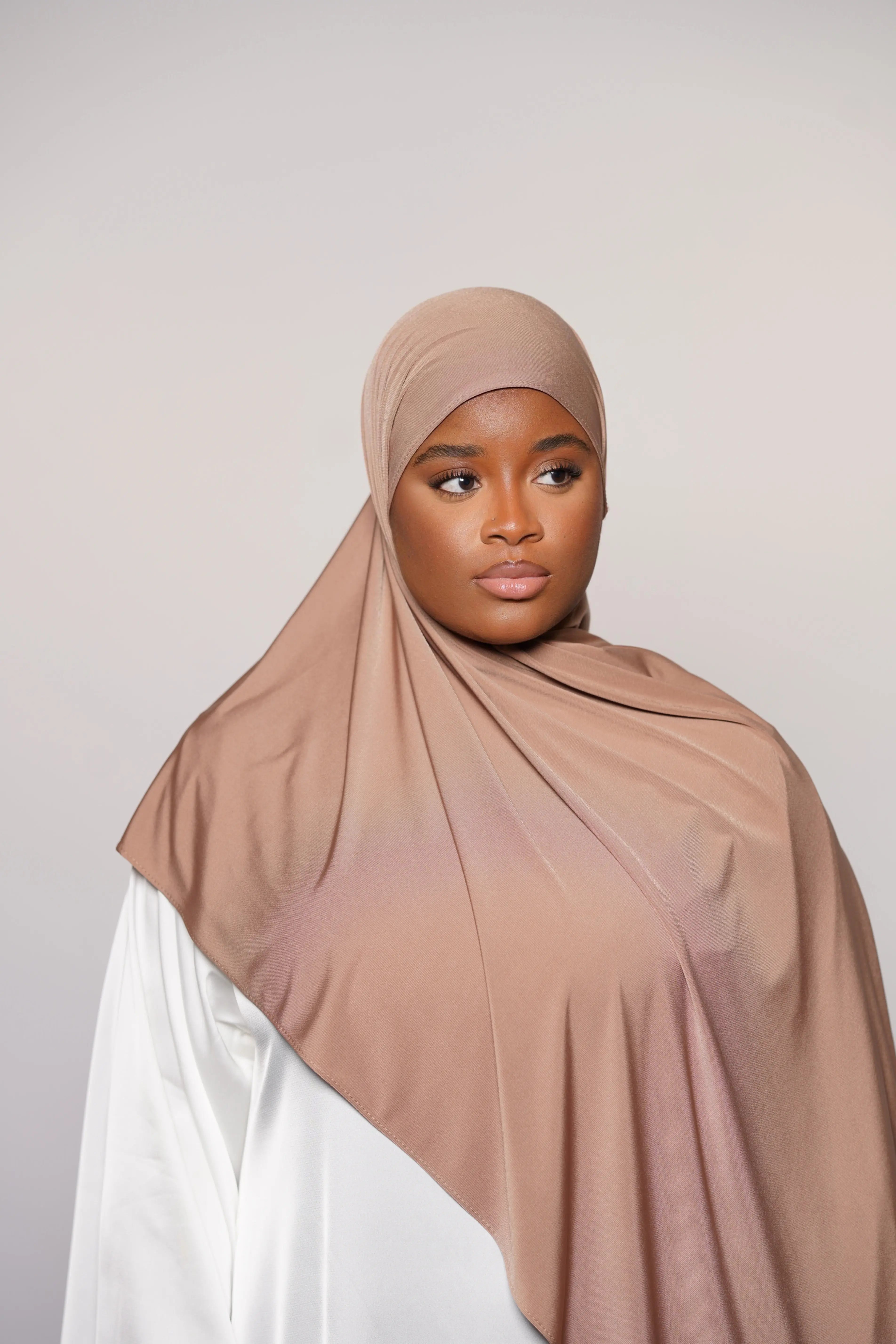 Satin Premium Jersey - terra cota Losyana.Shop