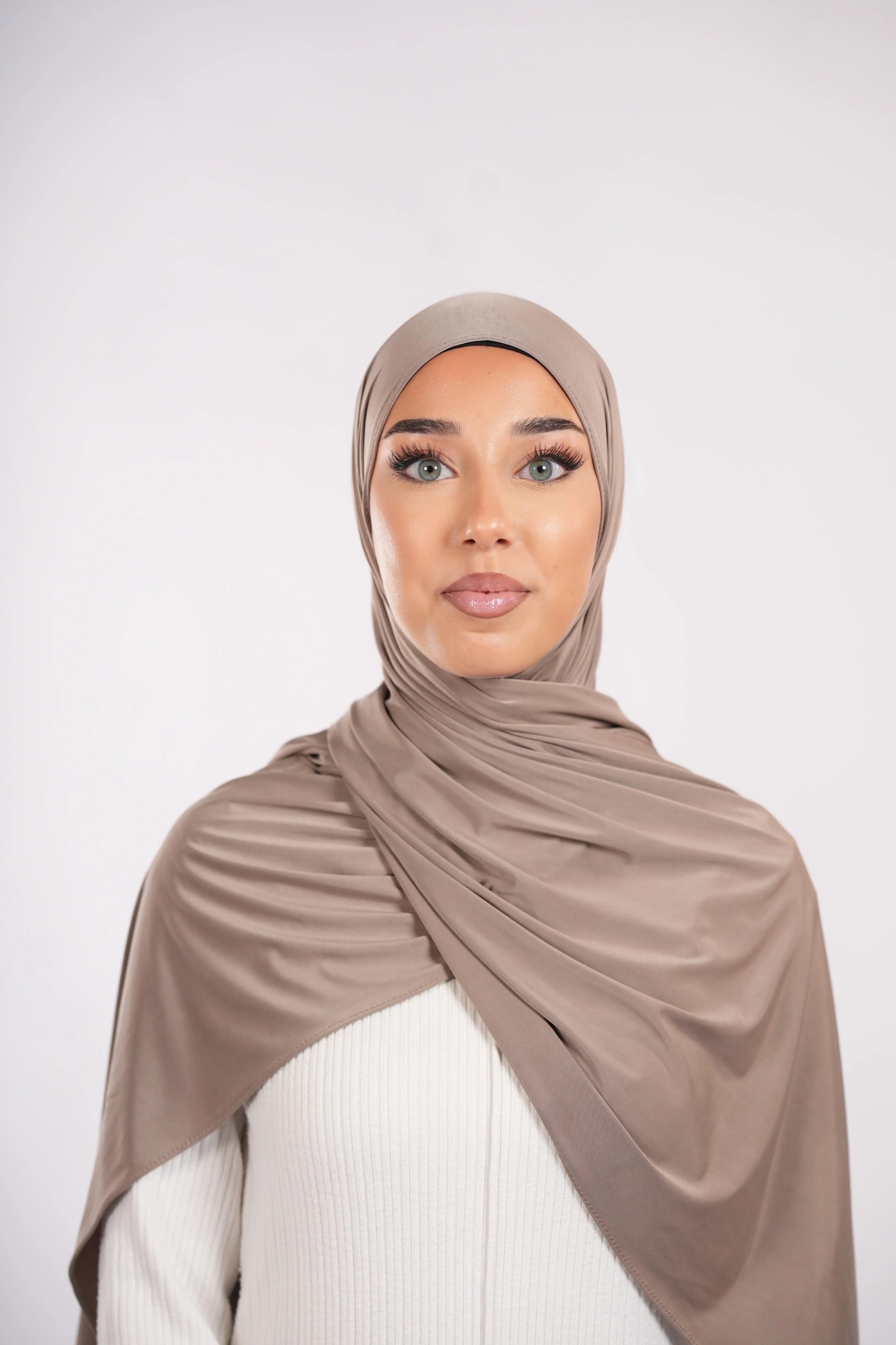 Liquid Jersey - Dark beige Losyana.Shop
