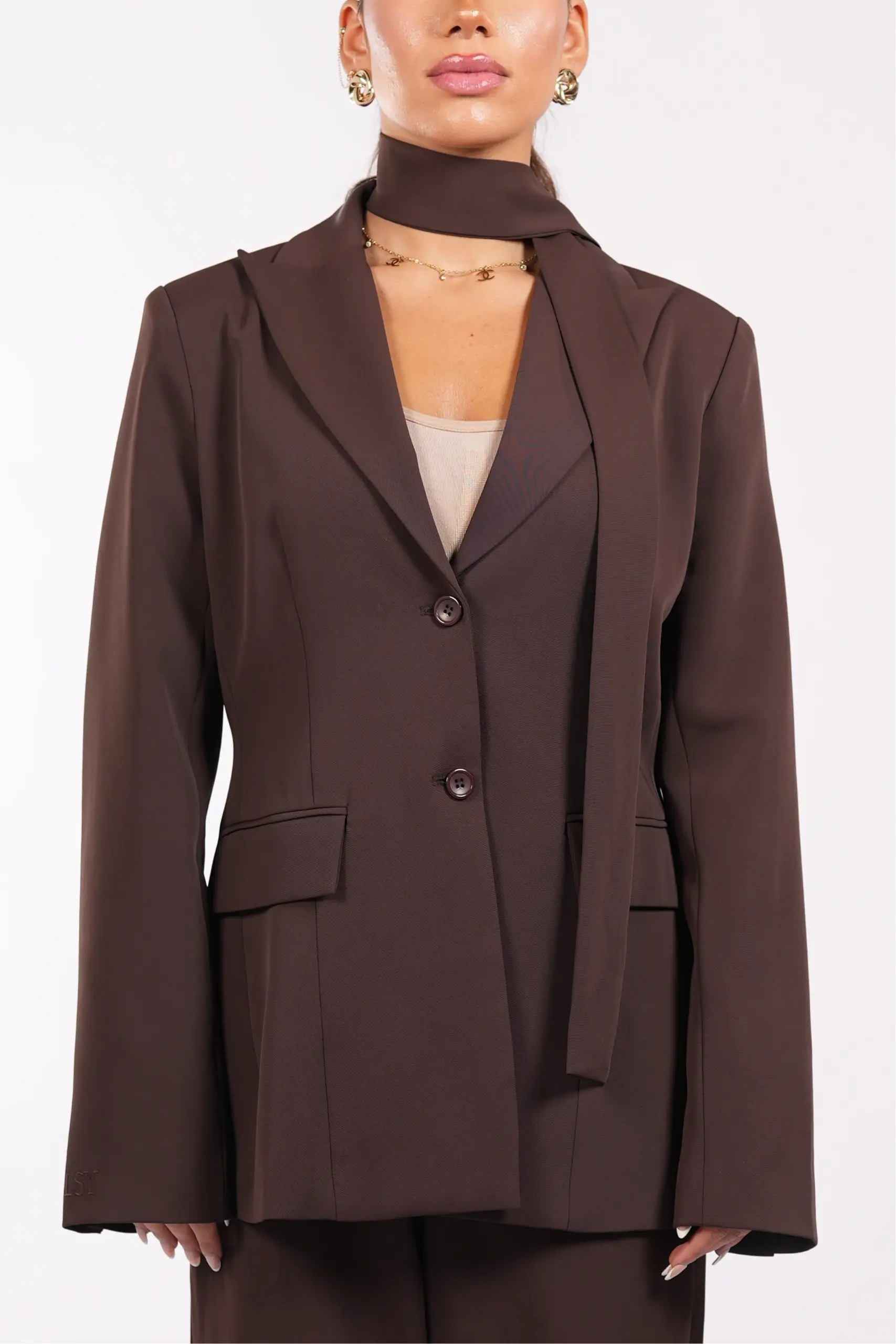 the palais blazer - espresso Losyana.Shop