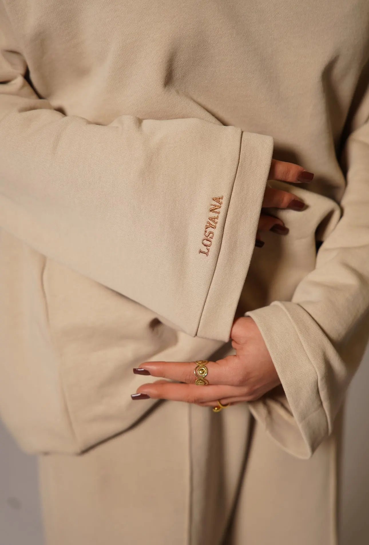 Lounge and Gym set - light beige Losyana.Shop