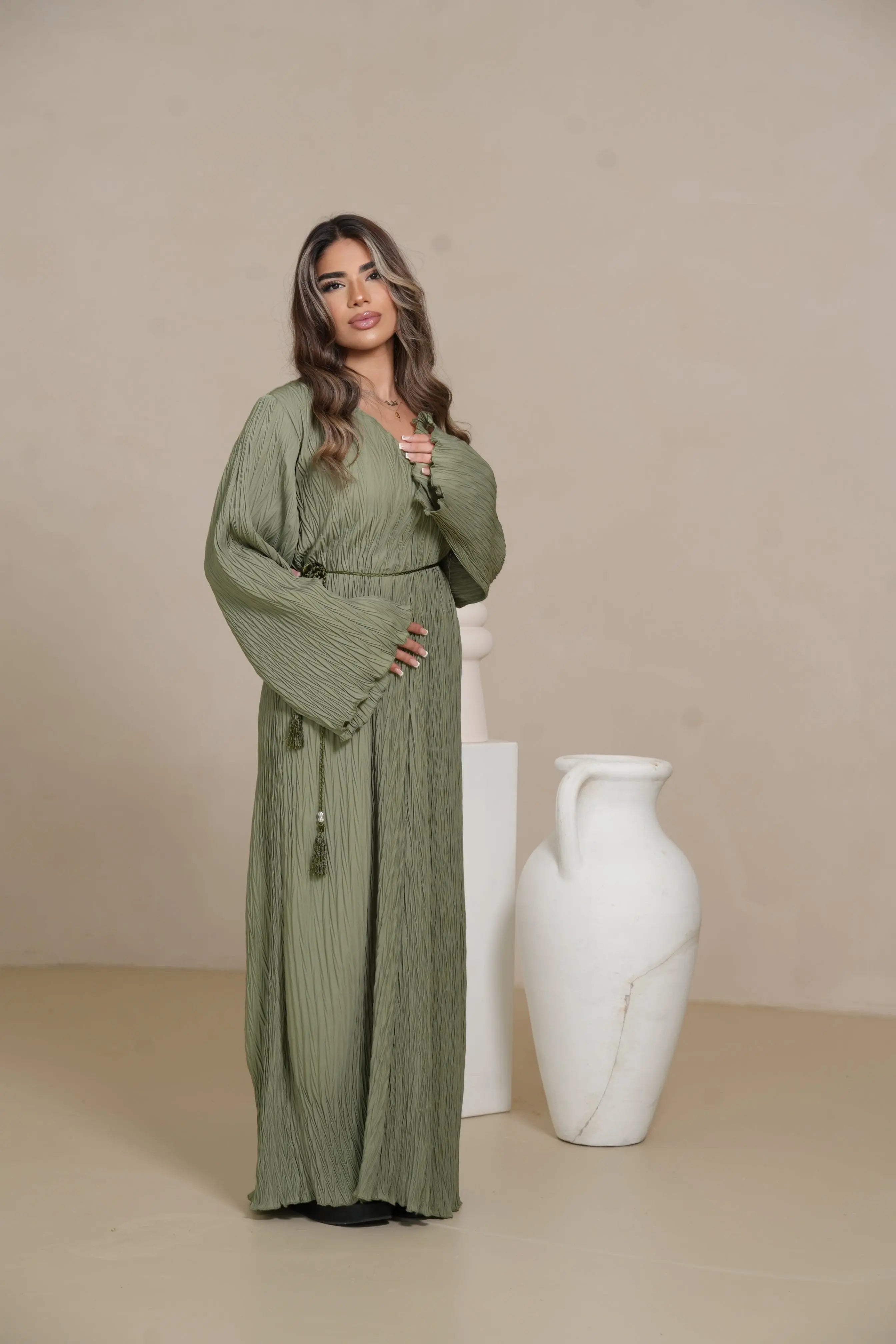 Summer dress - olive Losyana.Shop