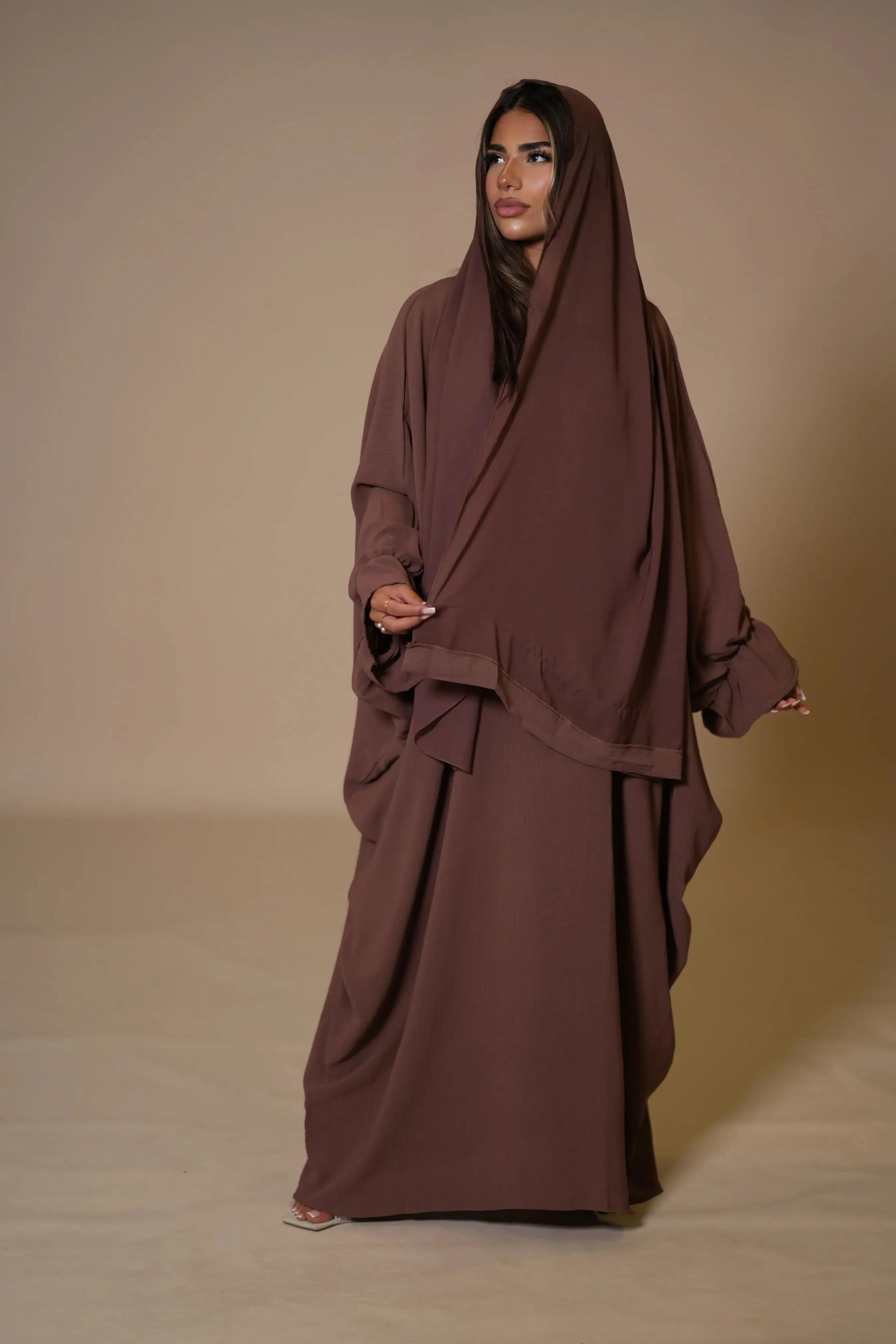Jazz Abaya - Brown Losyana.Shop