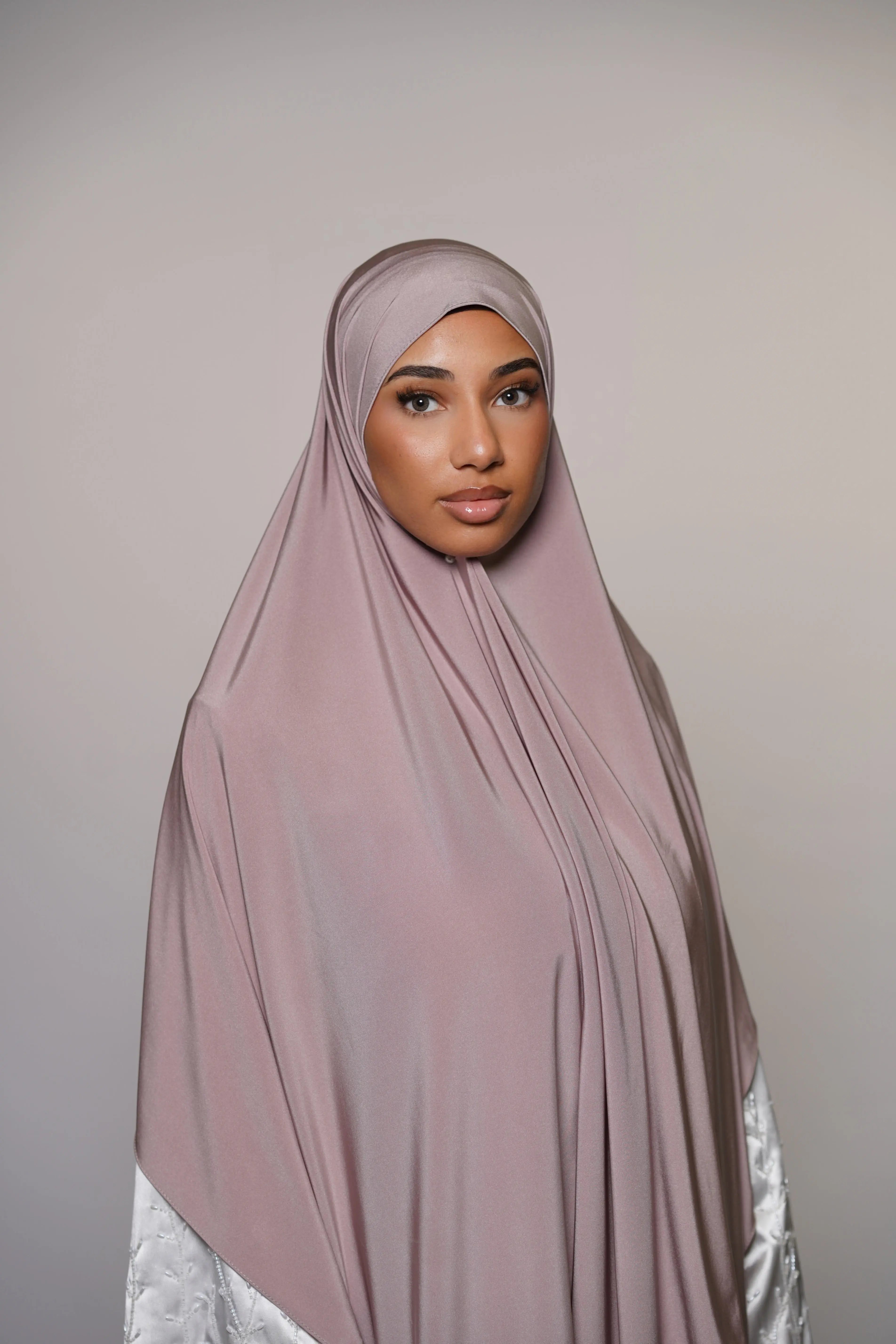 Satin Premium Jersey - almond Losyana.Shop