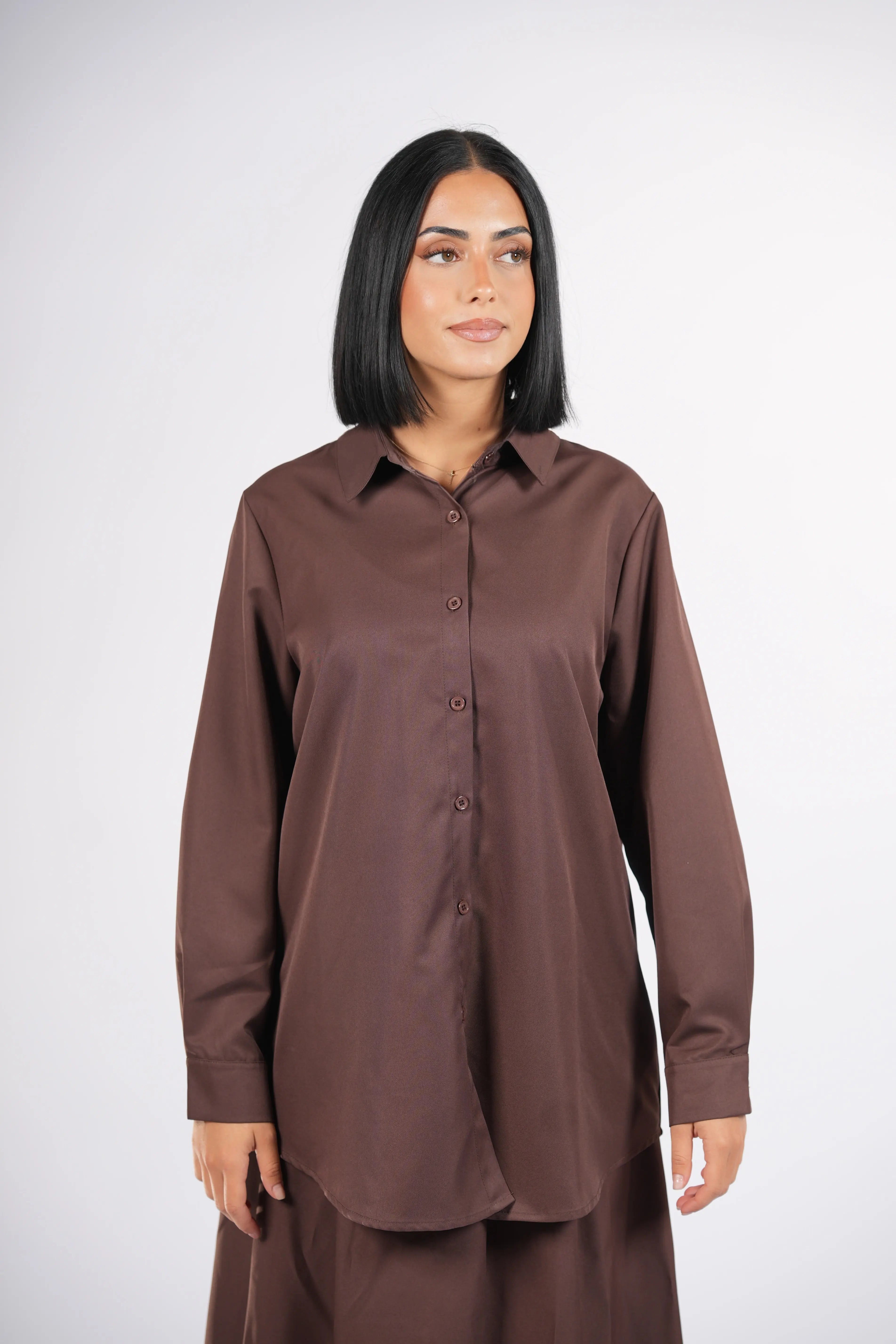 timeless blouse - brown Losyana.Shop