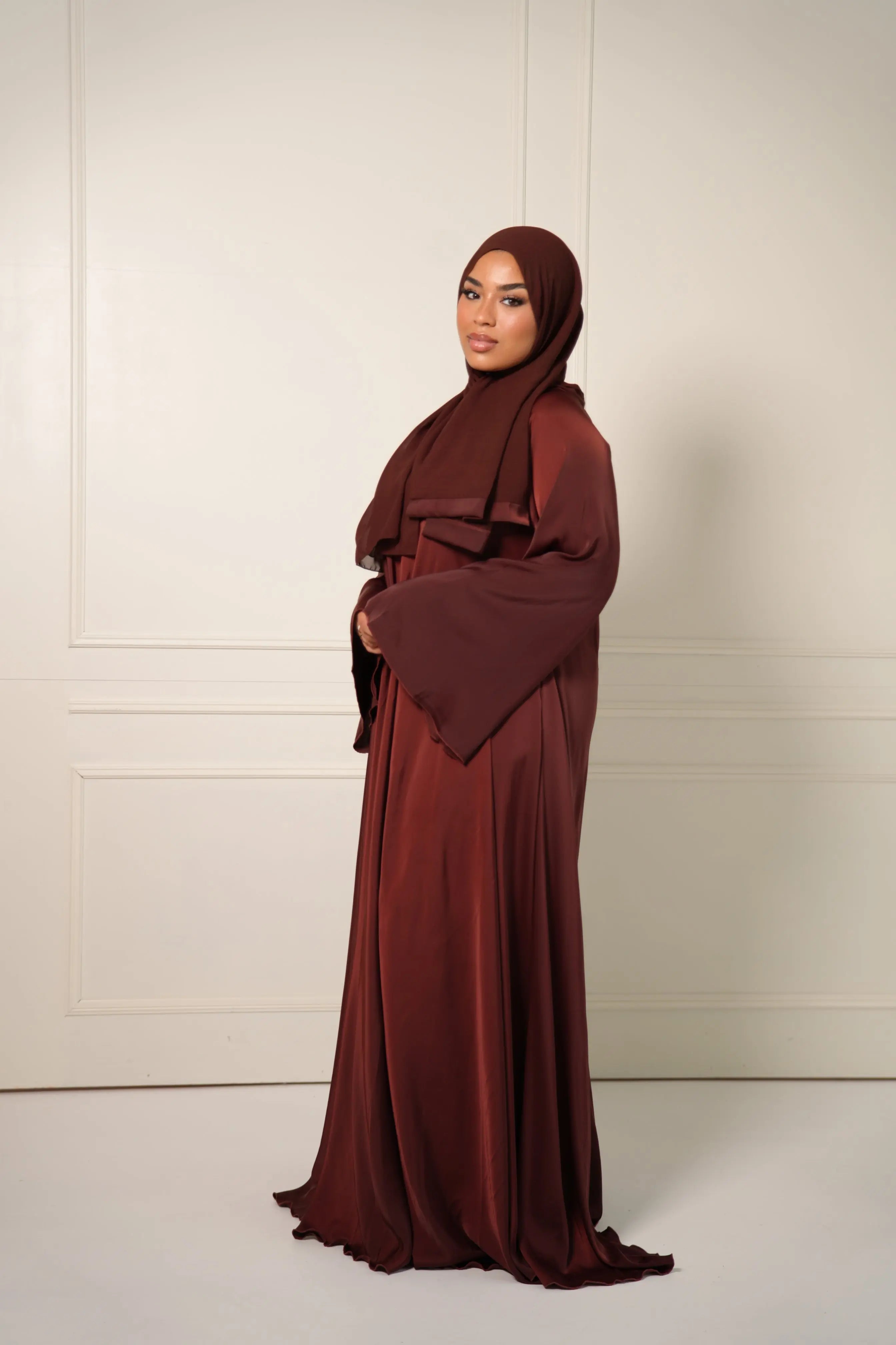 DXB Abaya - Bordeaux Losyana.Shop
