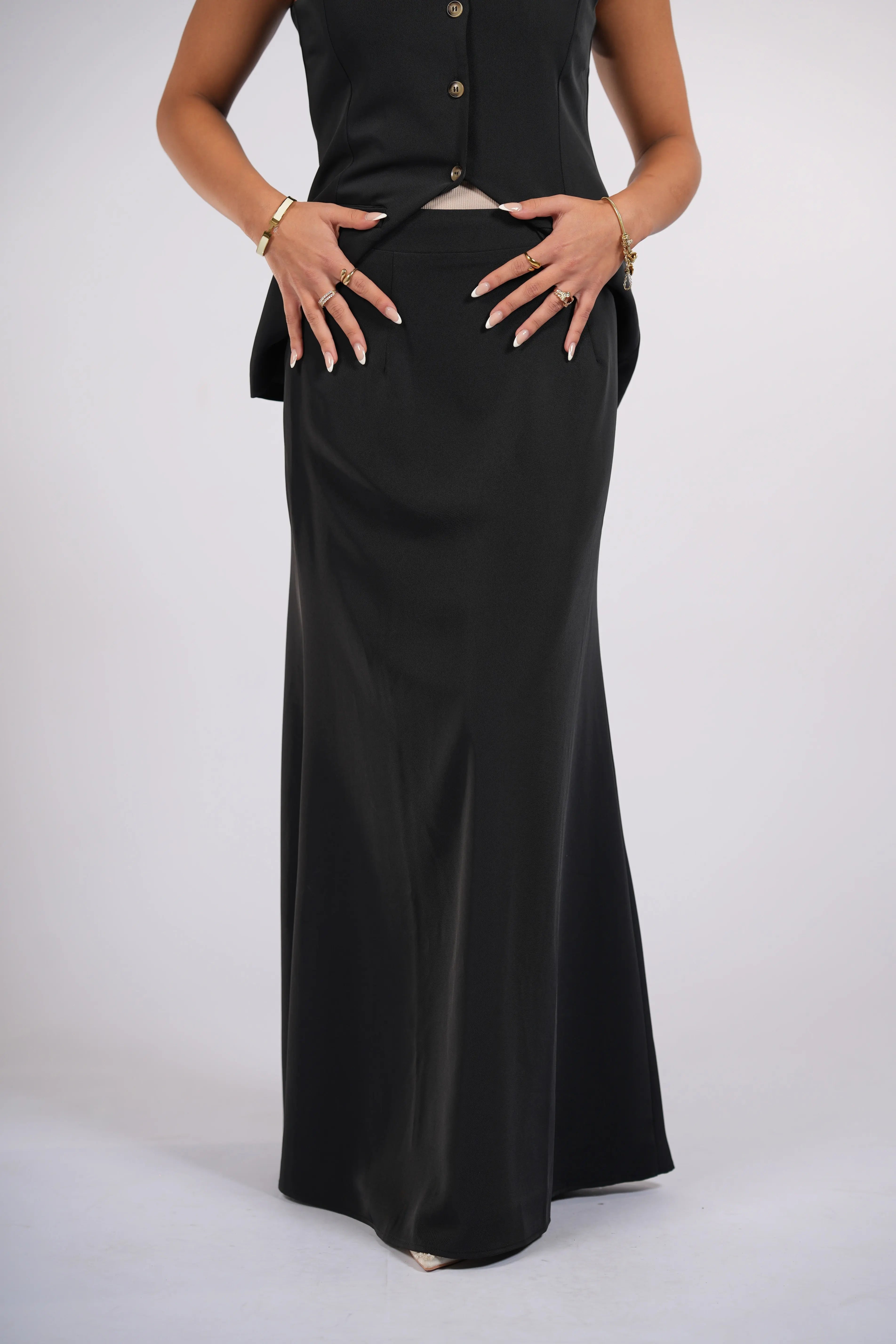 old vienna skirt - black Losyana.Shop