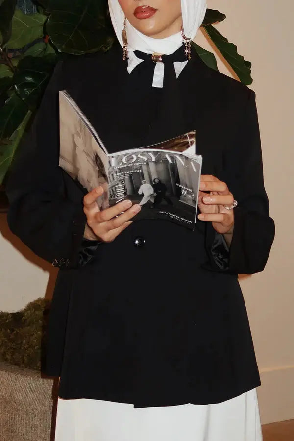 the palais blazer - black