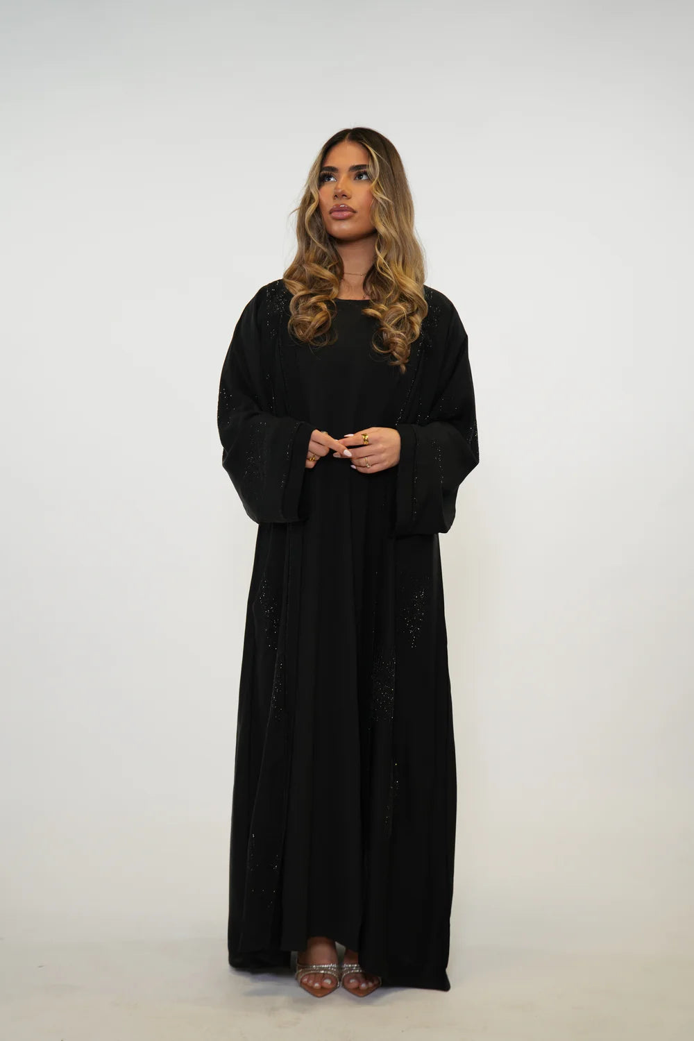 Dubai Luxoury Abaya - Black