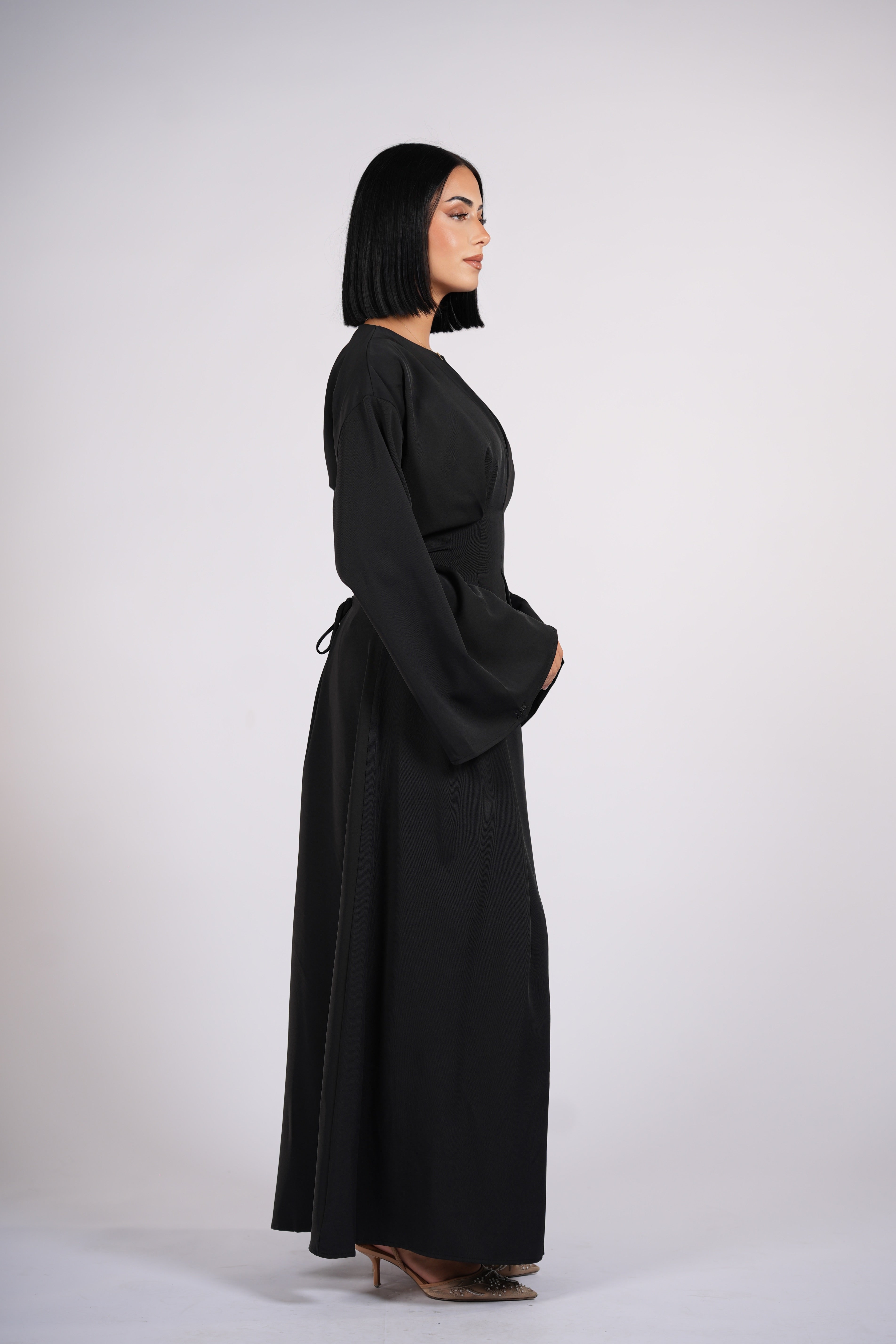 the corset dress - black