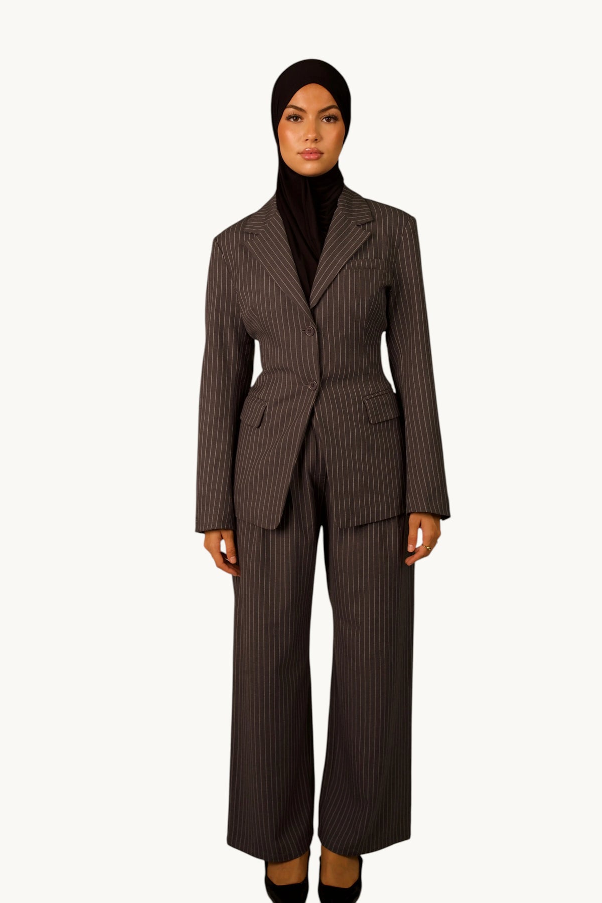 Krijtstreepblazer