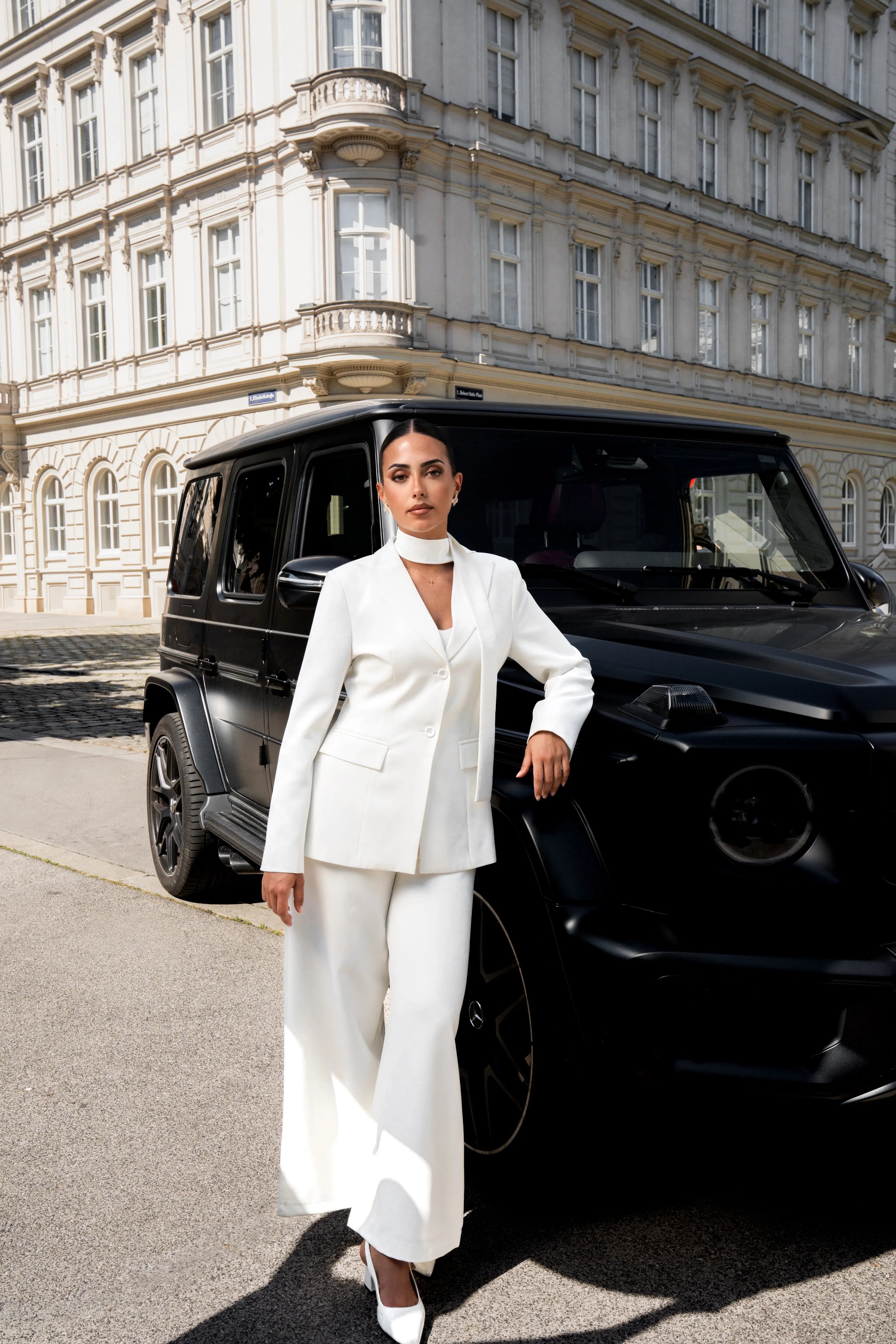 the palais pants - white Losyana.Shop