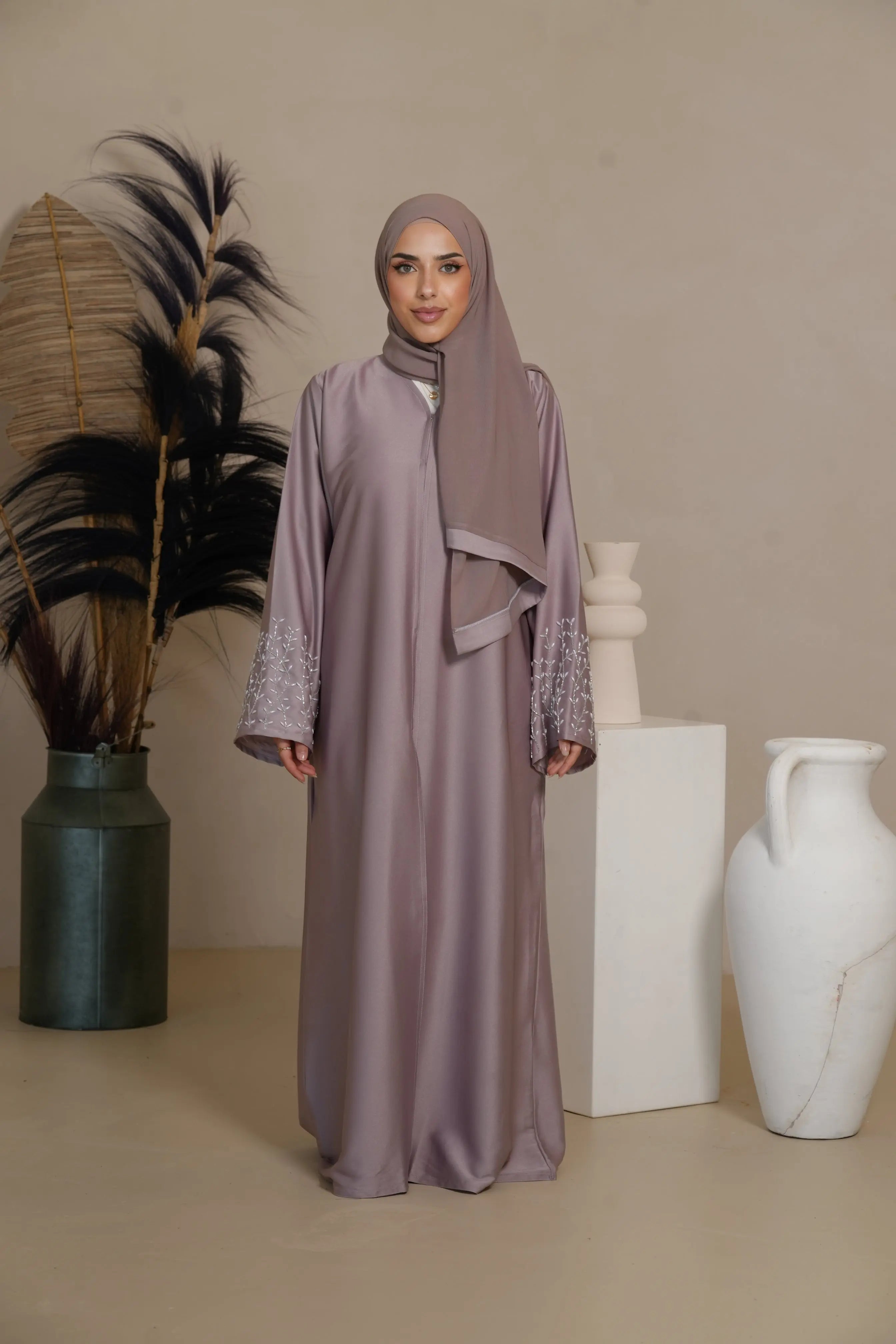 DXB Mira Abaya - Lavendel Losyana.Shop