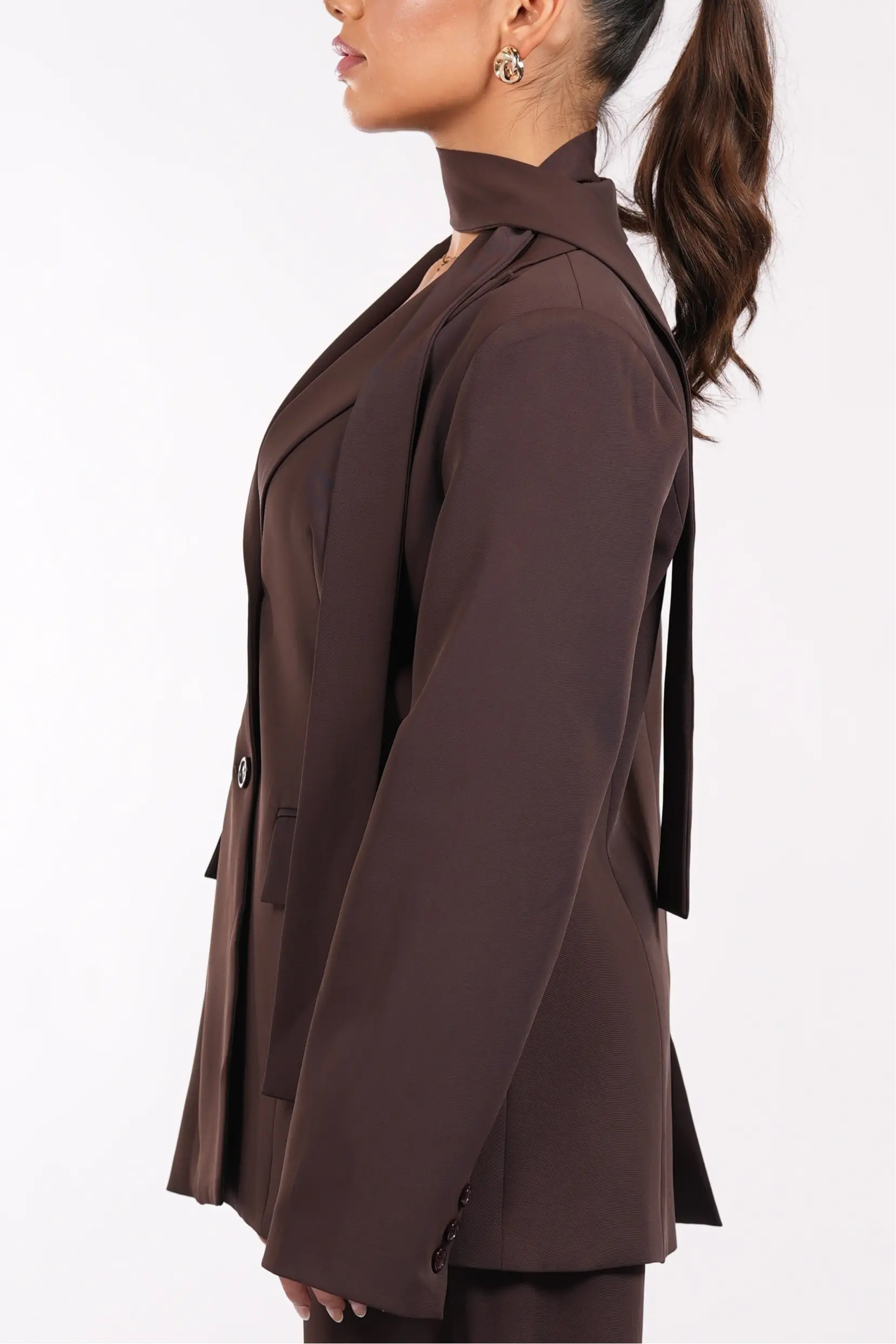 the palais blazer - espresso Losyana.Shop