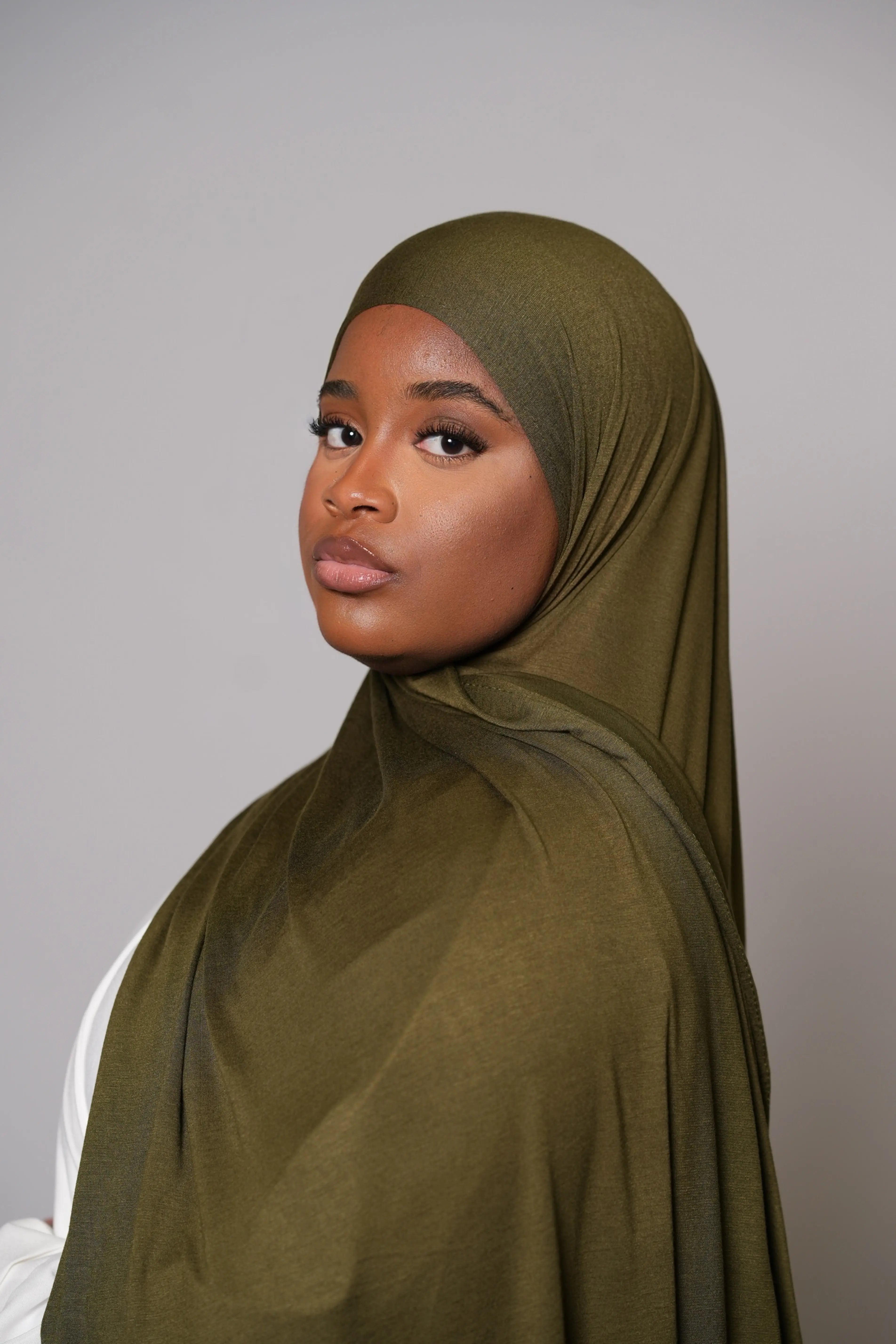 Premium Bamboo Jersey - army green Losyana.Shop