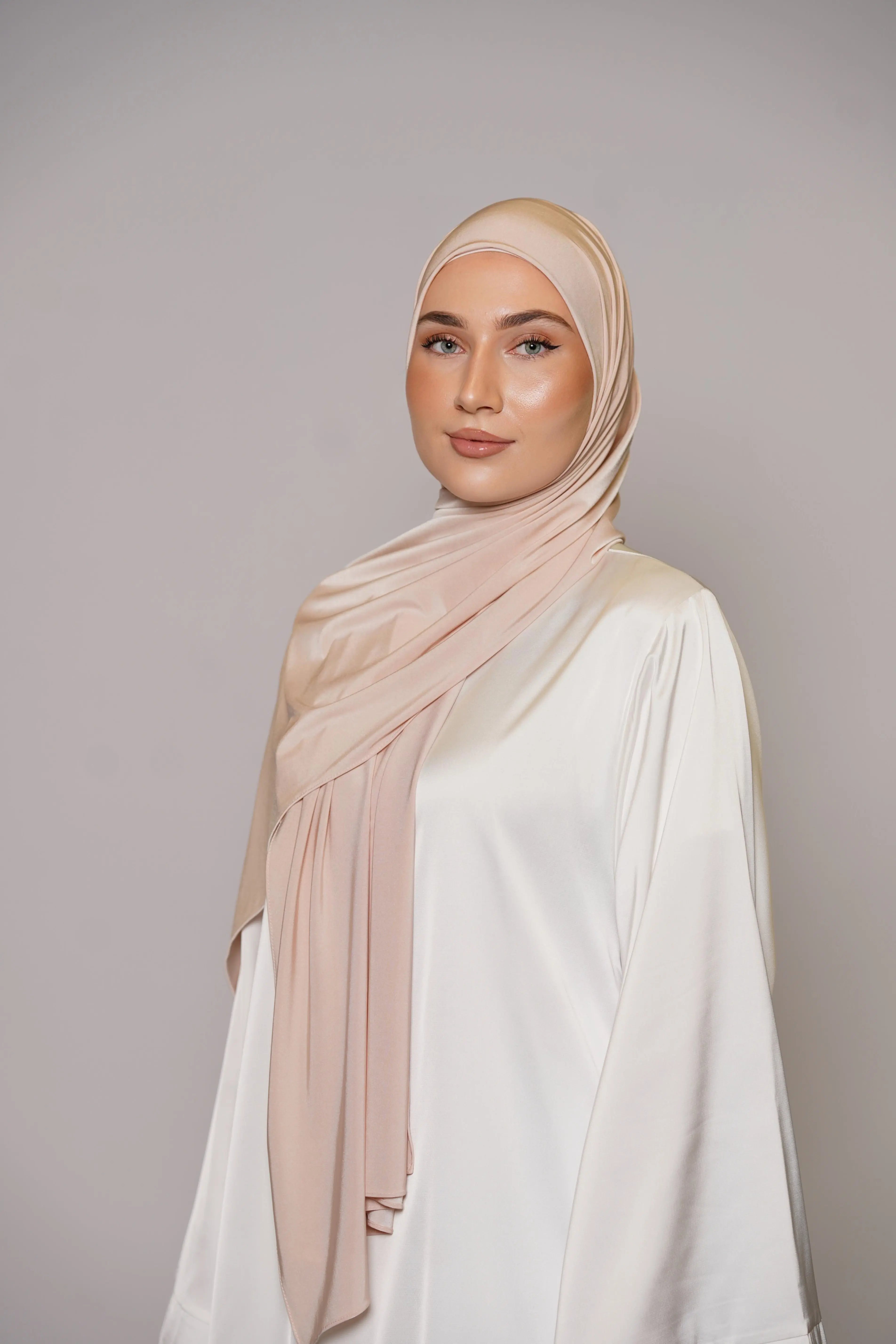 Satin Premium Jersey -rose beige Losyana.Shop