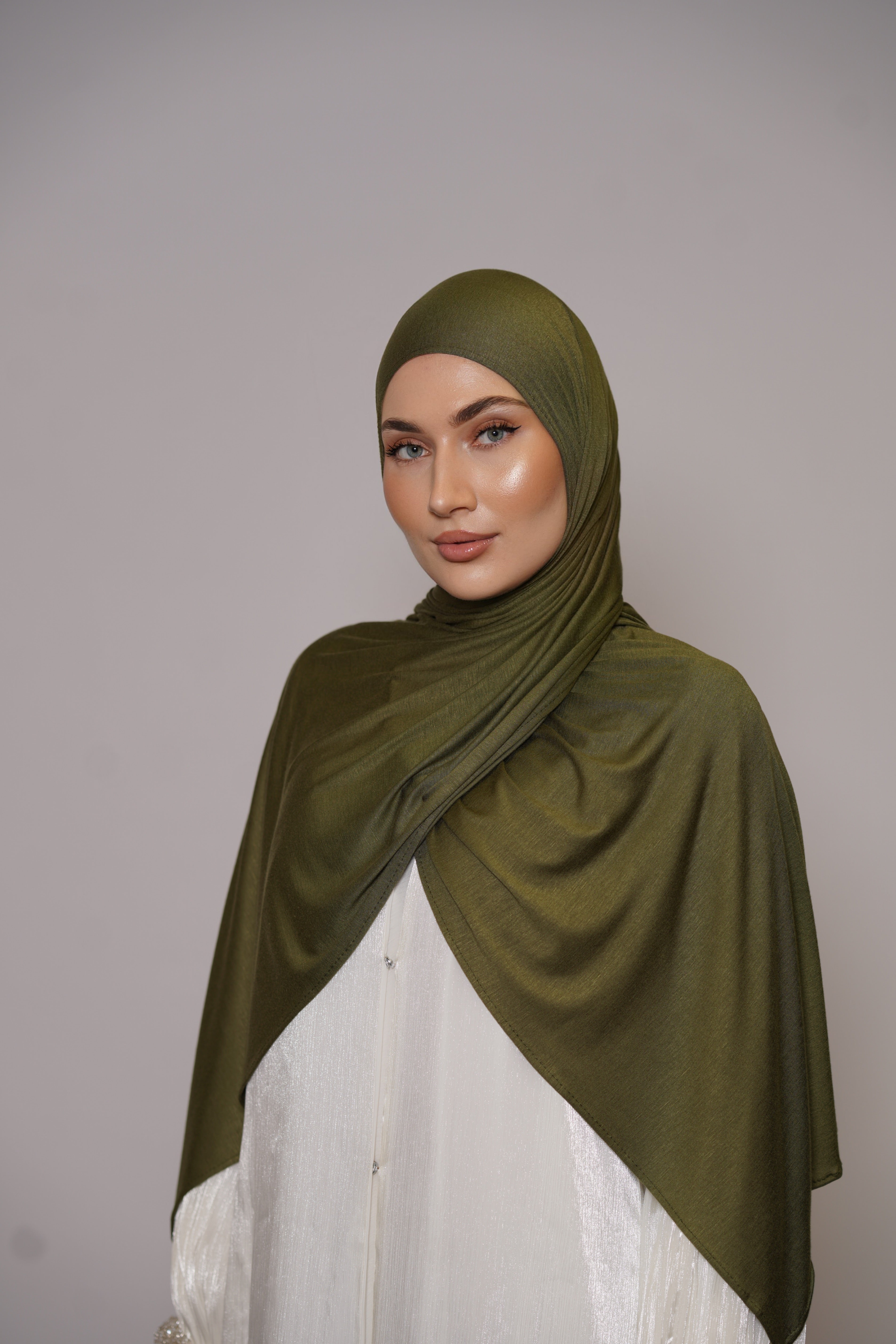 Bamboo Jersey - Khaki green
