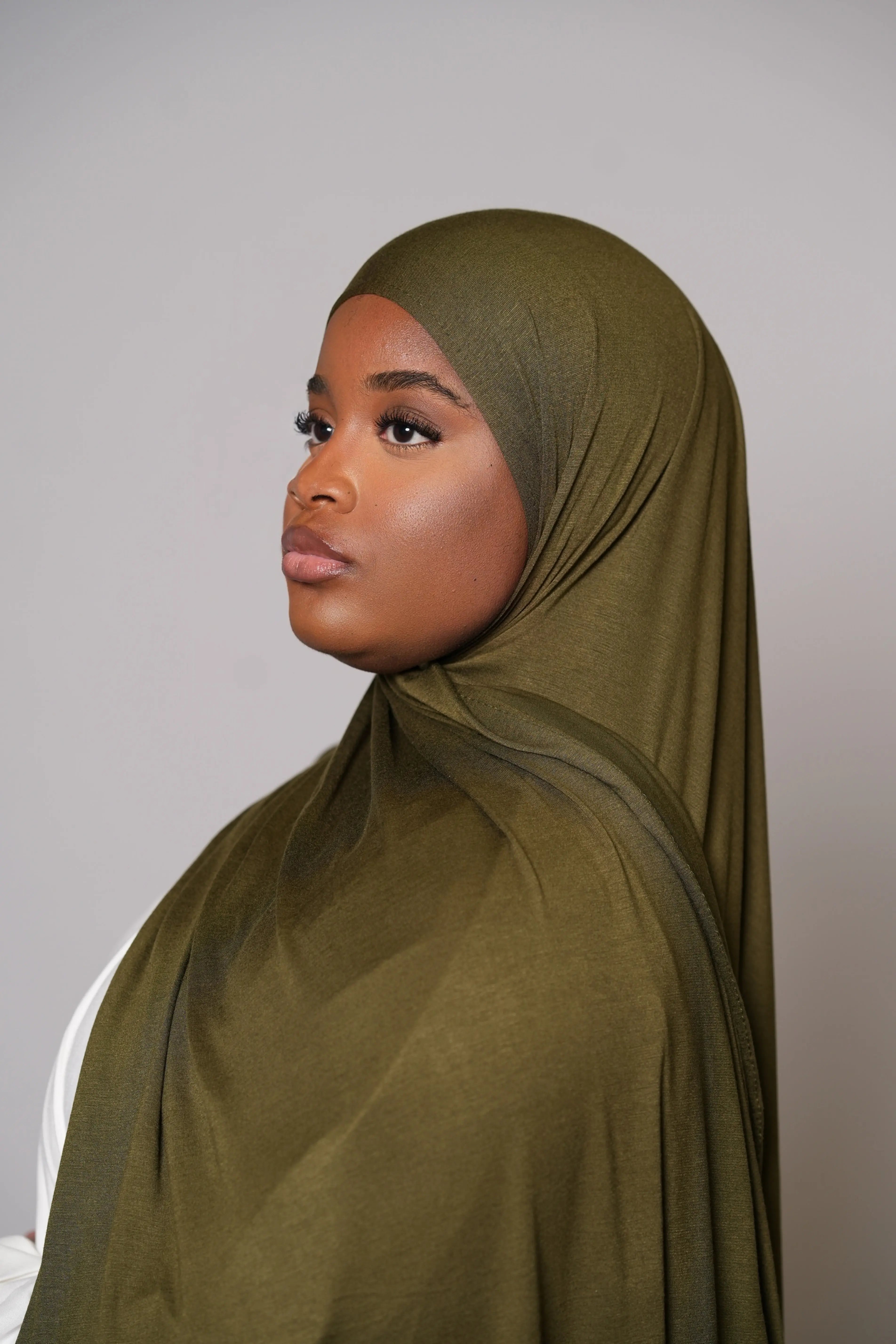 Premium Bamboo Jersey - army green Losyana.Shop