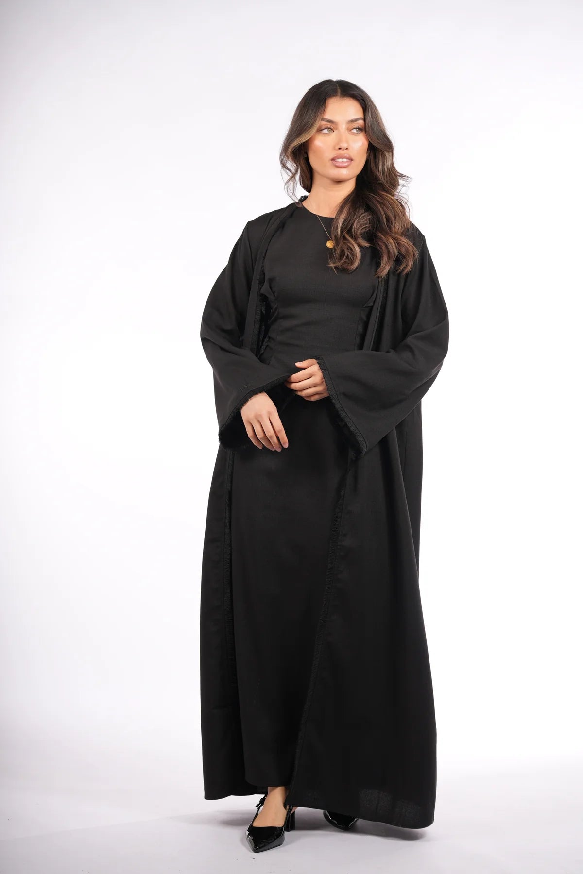 vienna corset & kimono - black