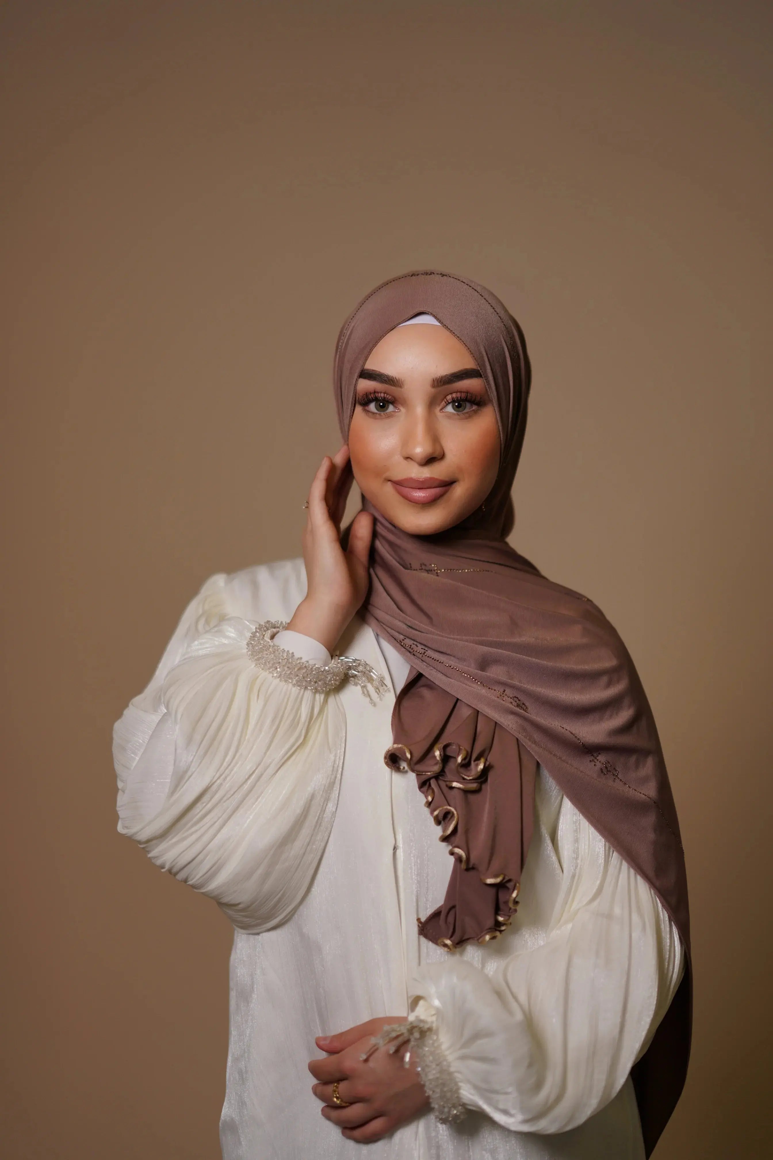 LSY Diamond Premium Jersey - nude brown Losyana