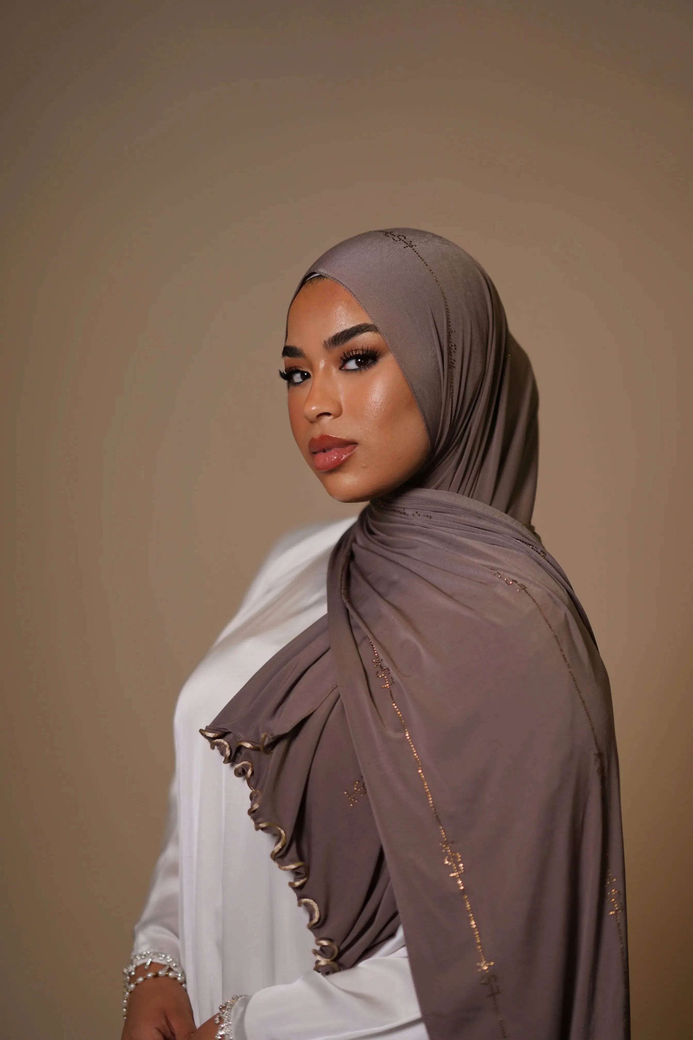 LSY Diamond Premium Jersey - mocca brown Losyana