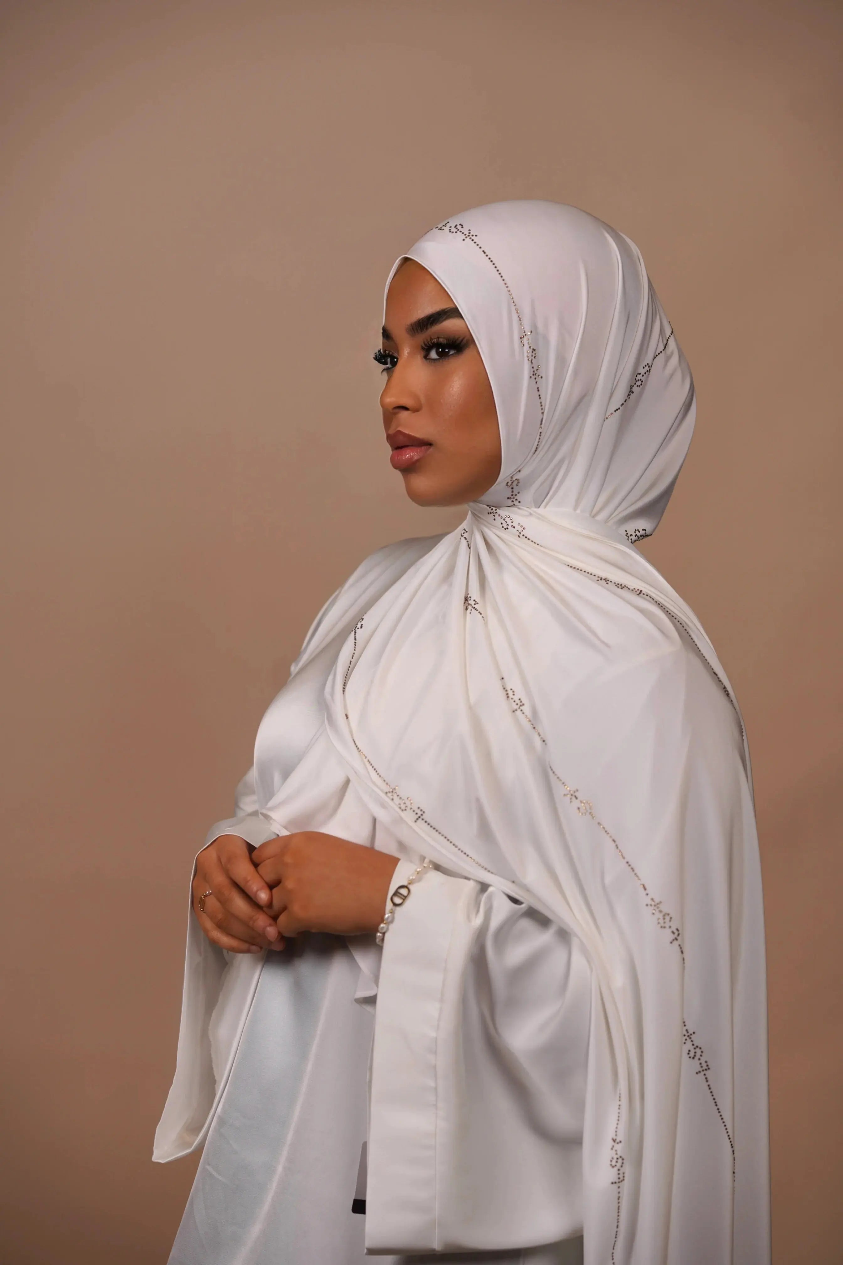 LSY Satin Premium Jersey - white Losyana