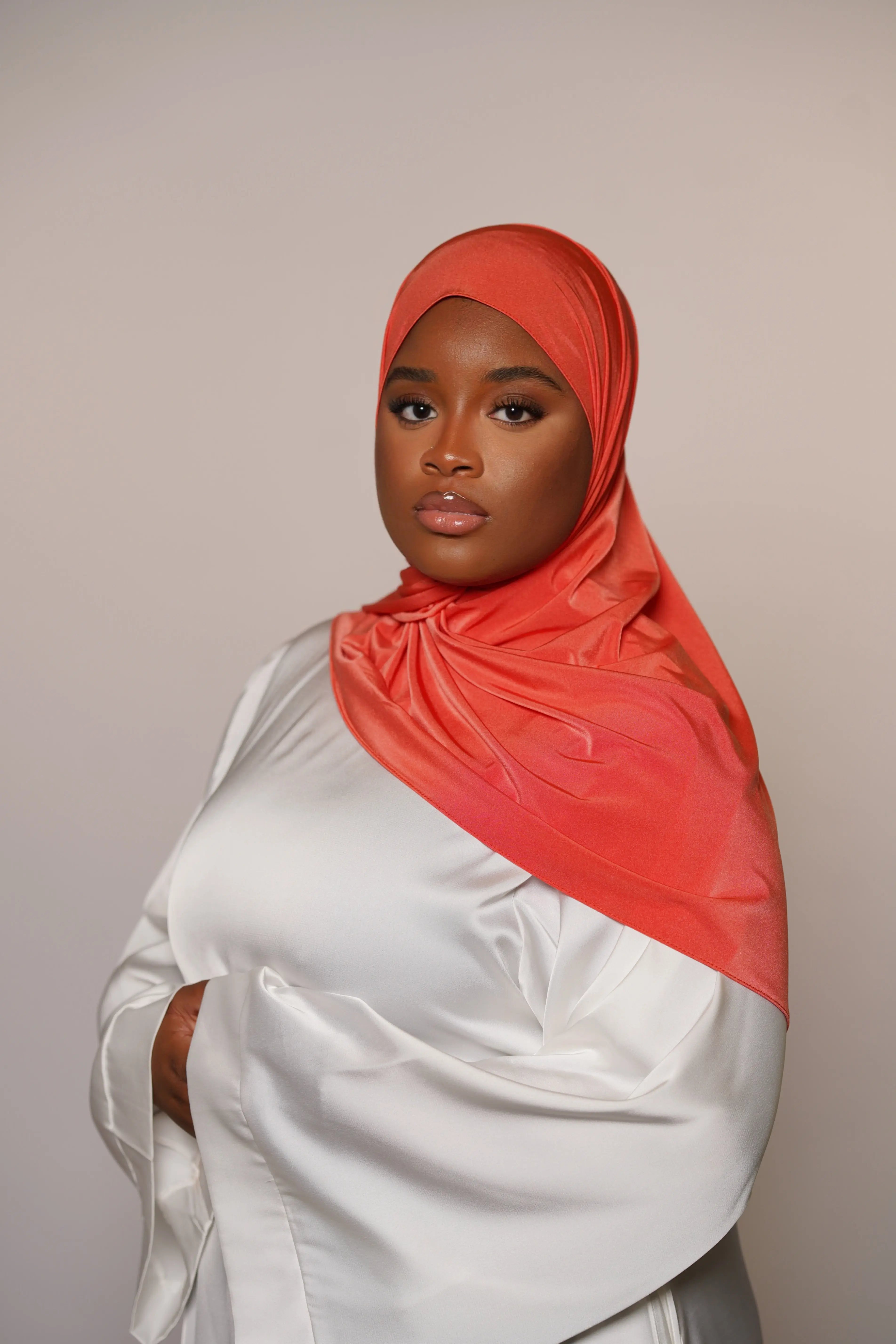 Satin Premium Jersey - orange Losyana.Shop