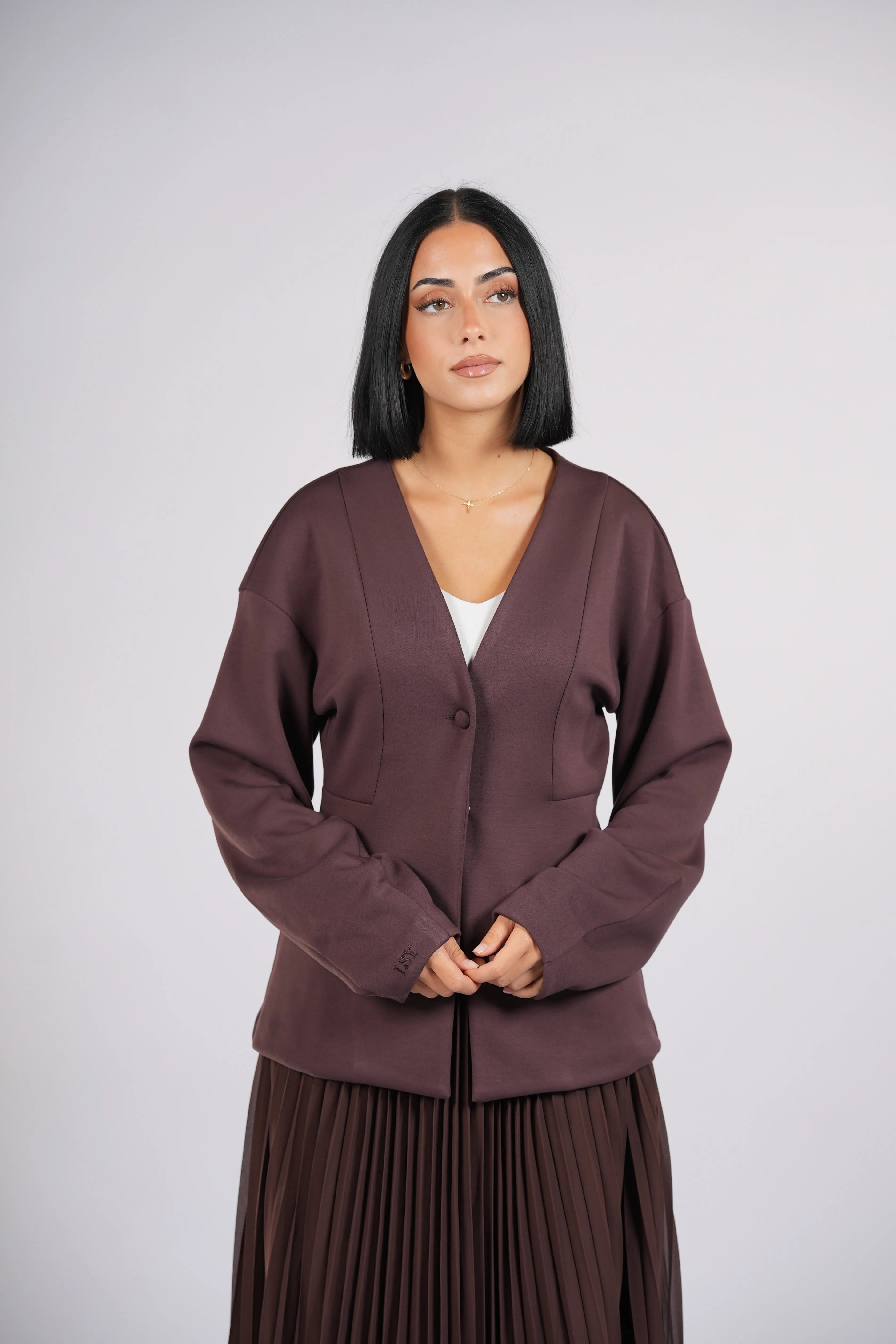 opera blazer - espresso Losyana.Shop