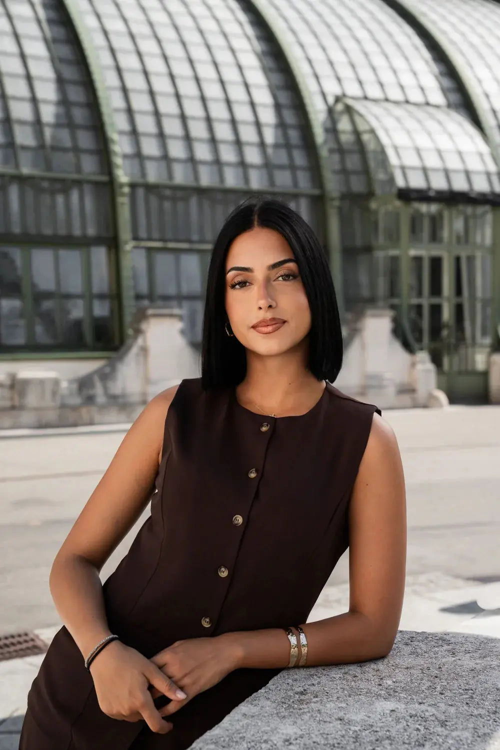 old vienna vest - espresso