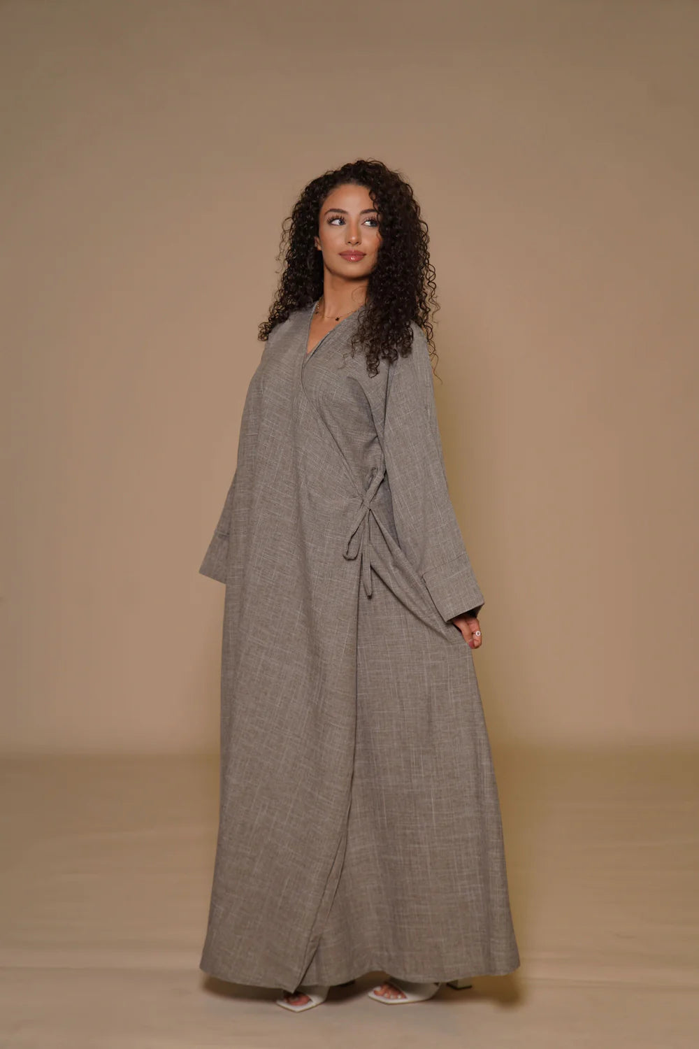 DXB Linen Abaya Cord - venge