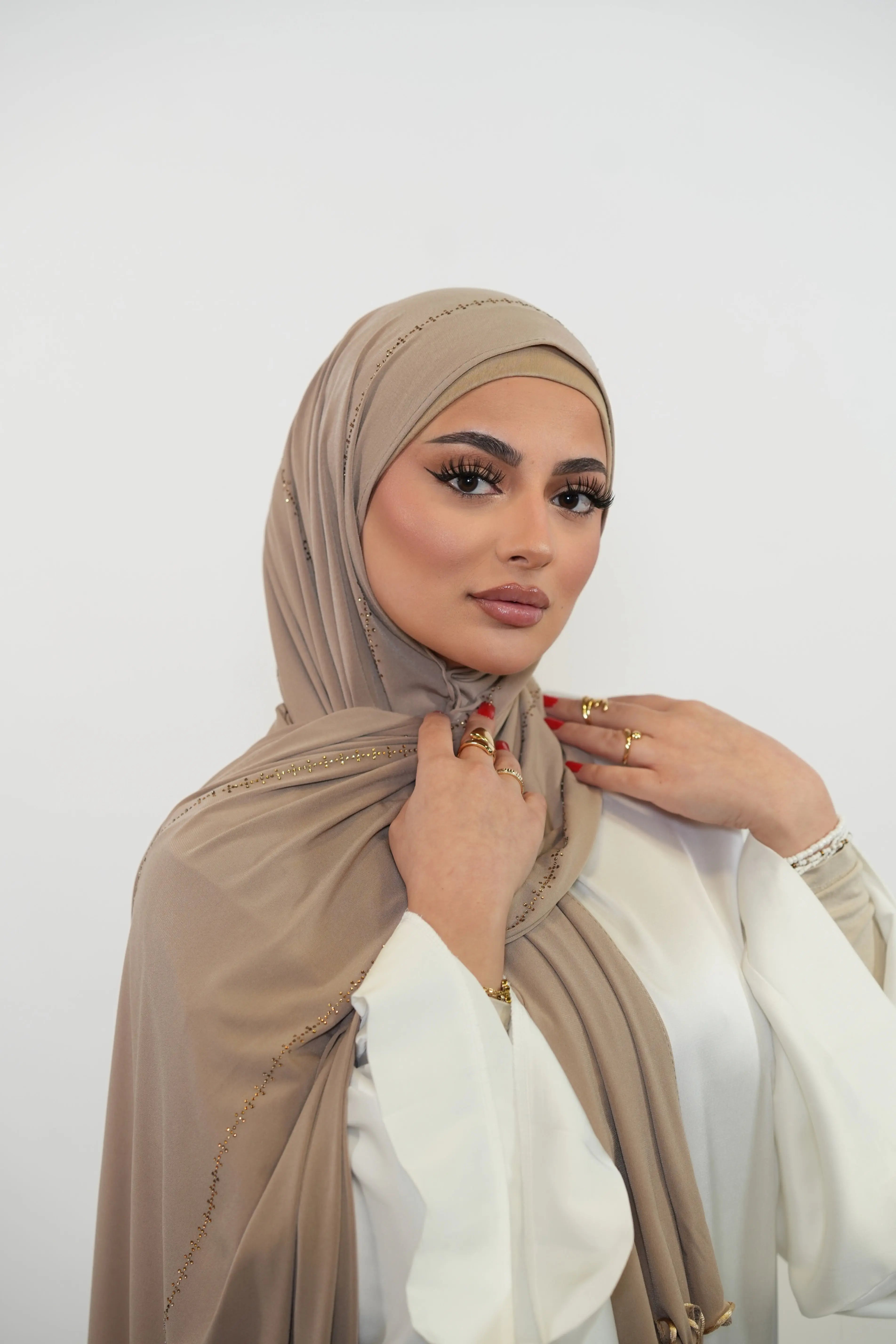 Diamond Premium Jersey 2 - dark beige Losyana