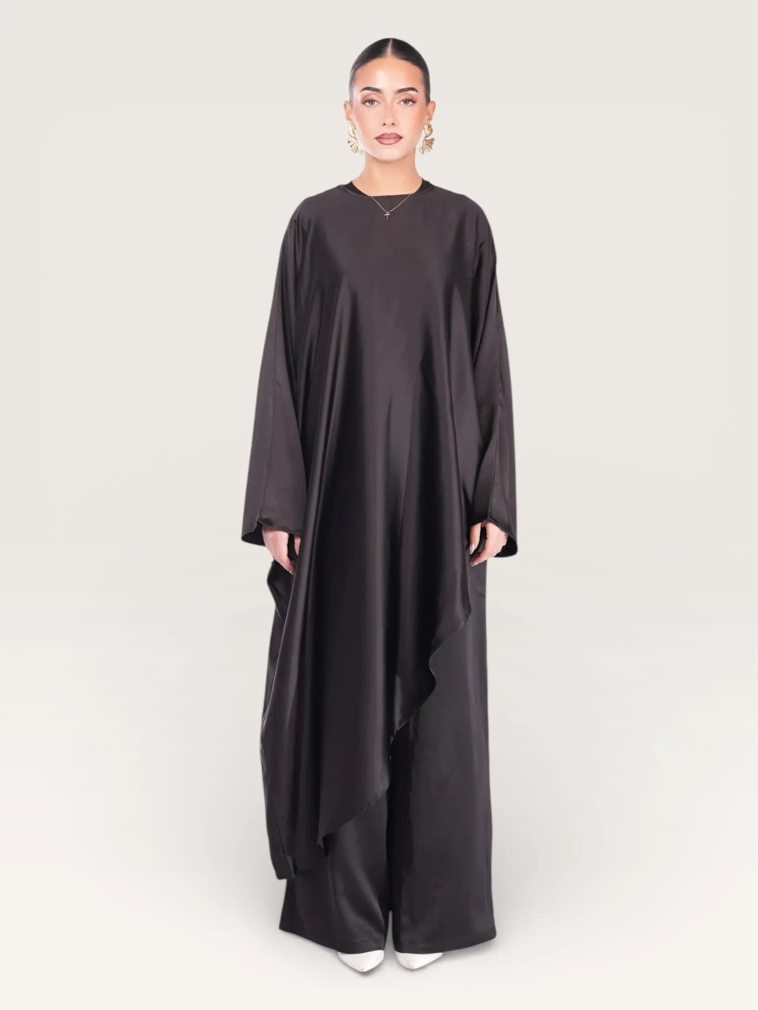 silk muse long version - black