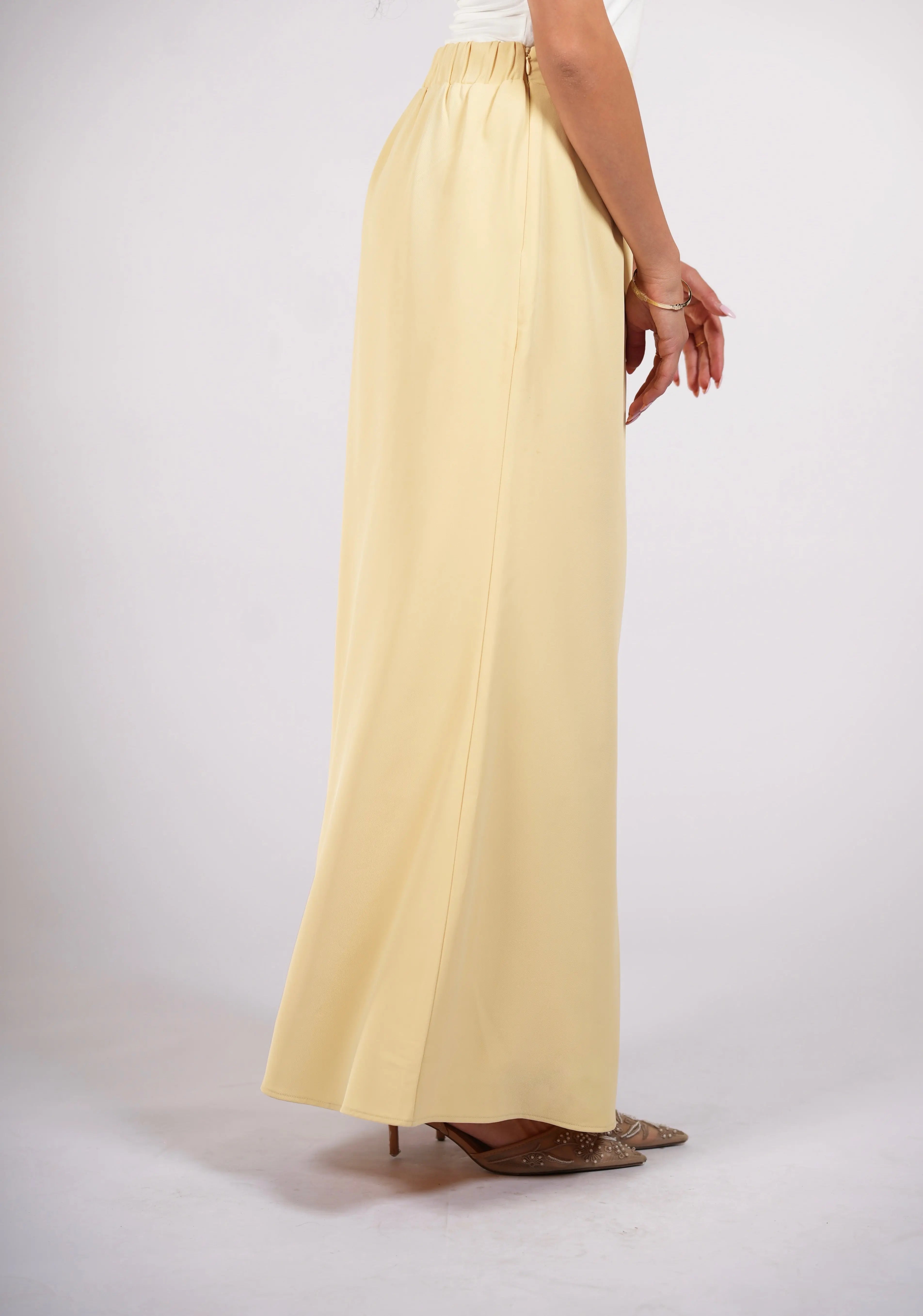 old vienna skirt - butter yellow Losyana.Shop