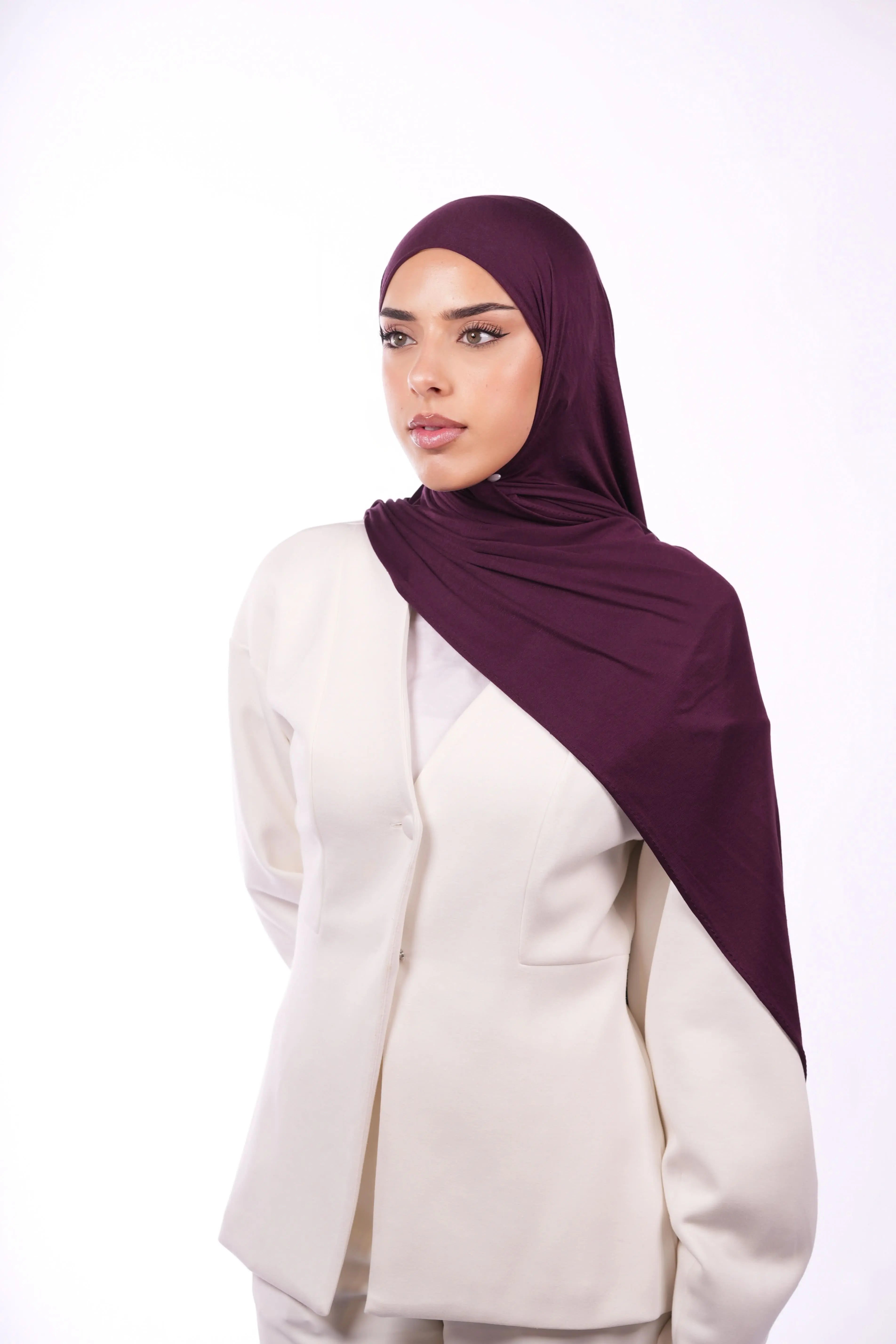 Bamboo Jersey - eggplant - Losyana.Shop