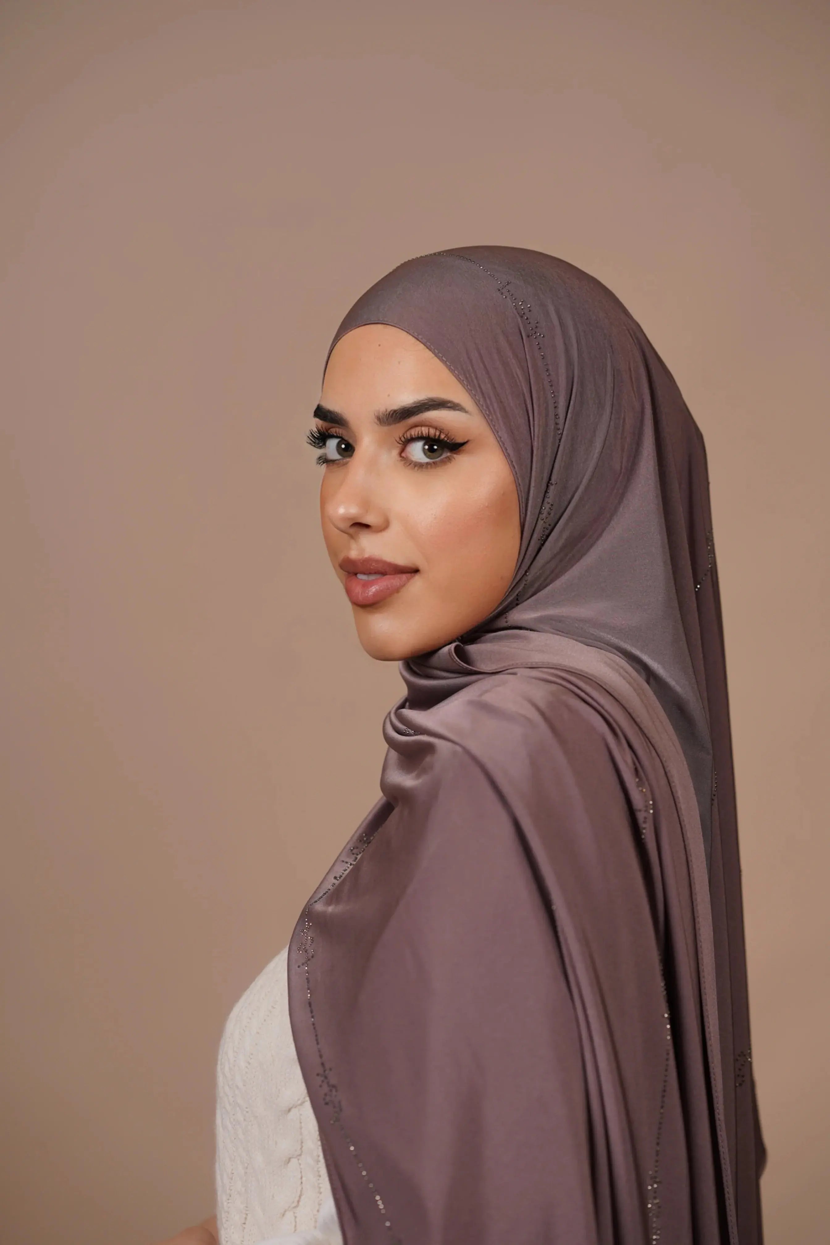 LSY Satin Premium Jersey - cacao Losyana