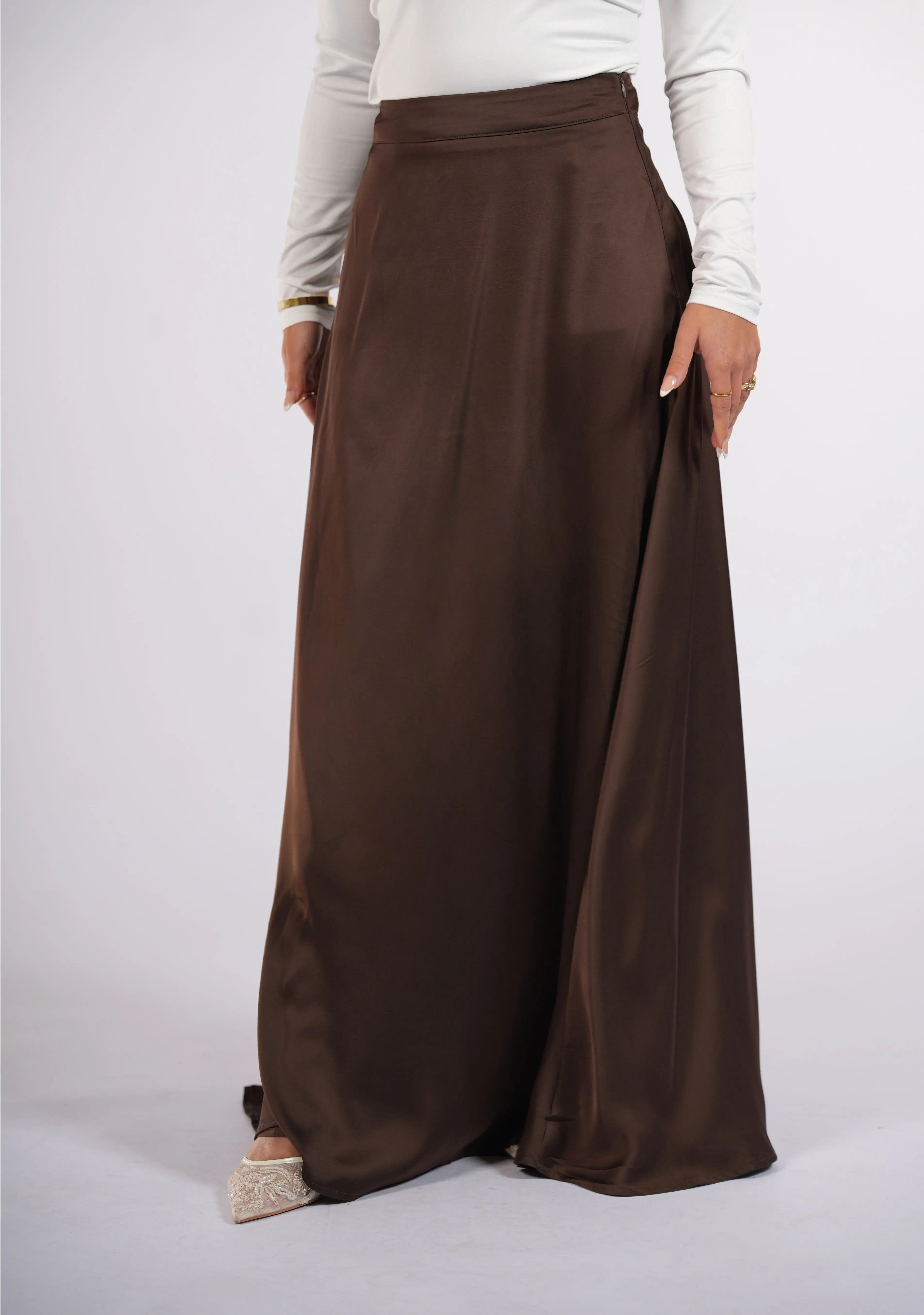 satin poésie - espresso Losyana.Shop