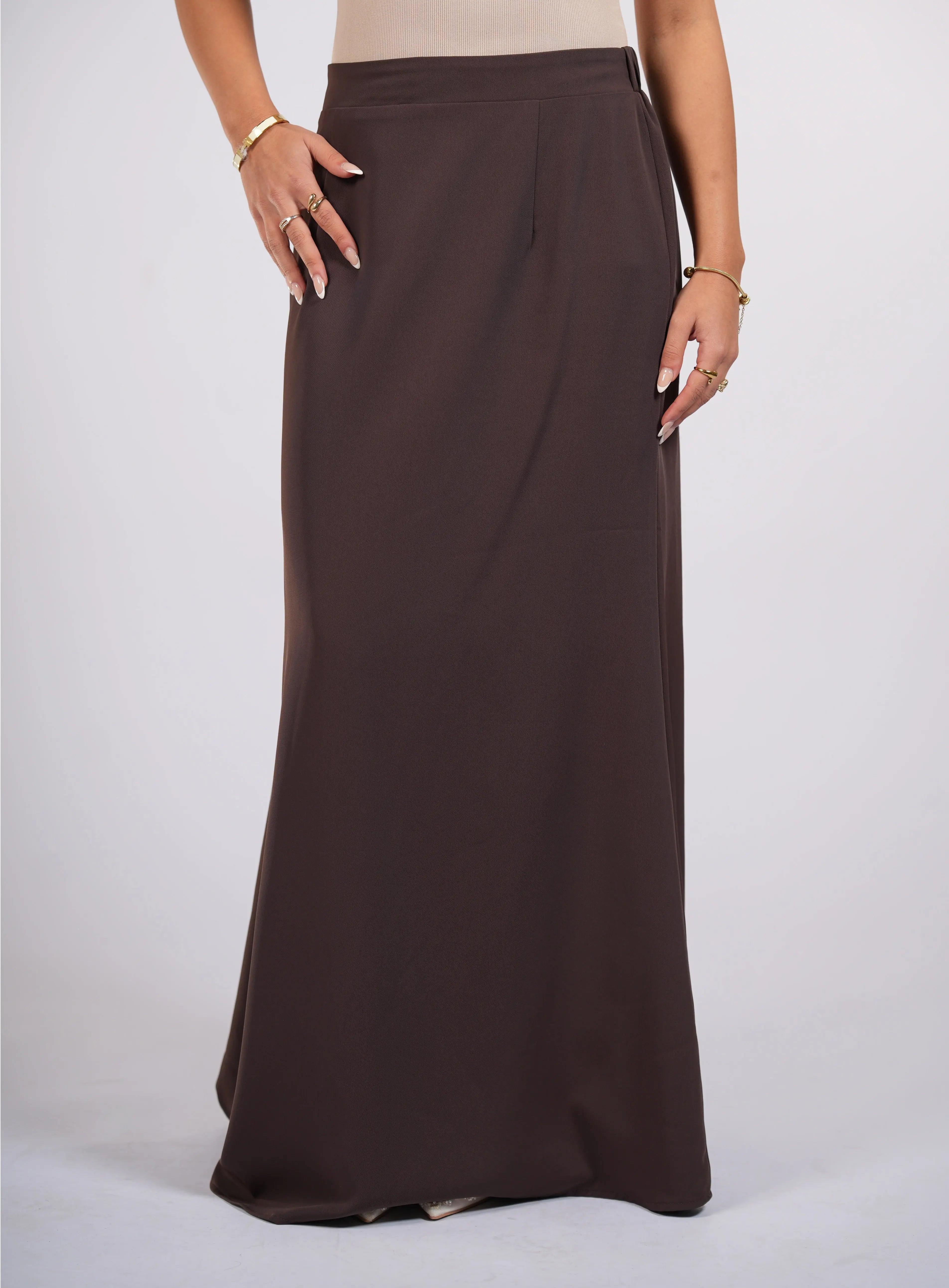 old vienna skirt - espresso Losyana.Shop