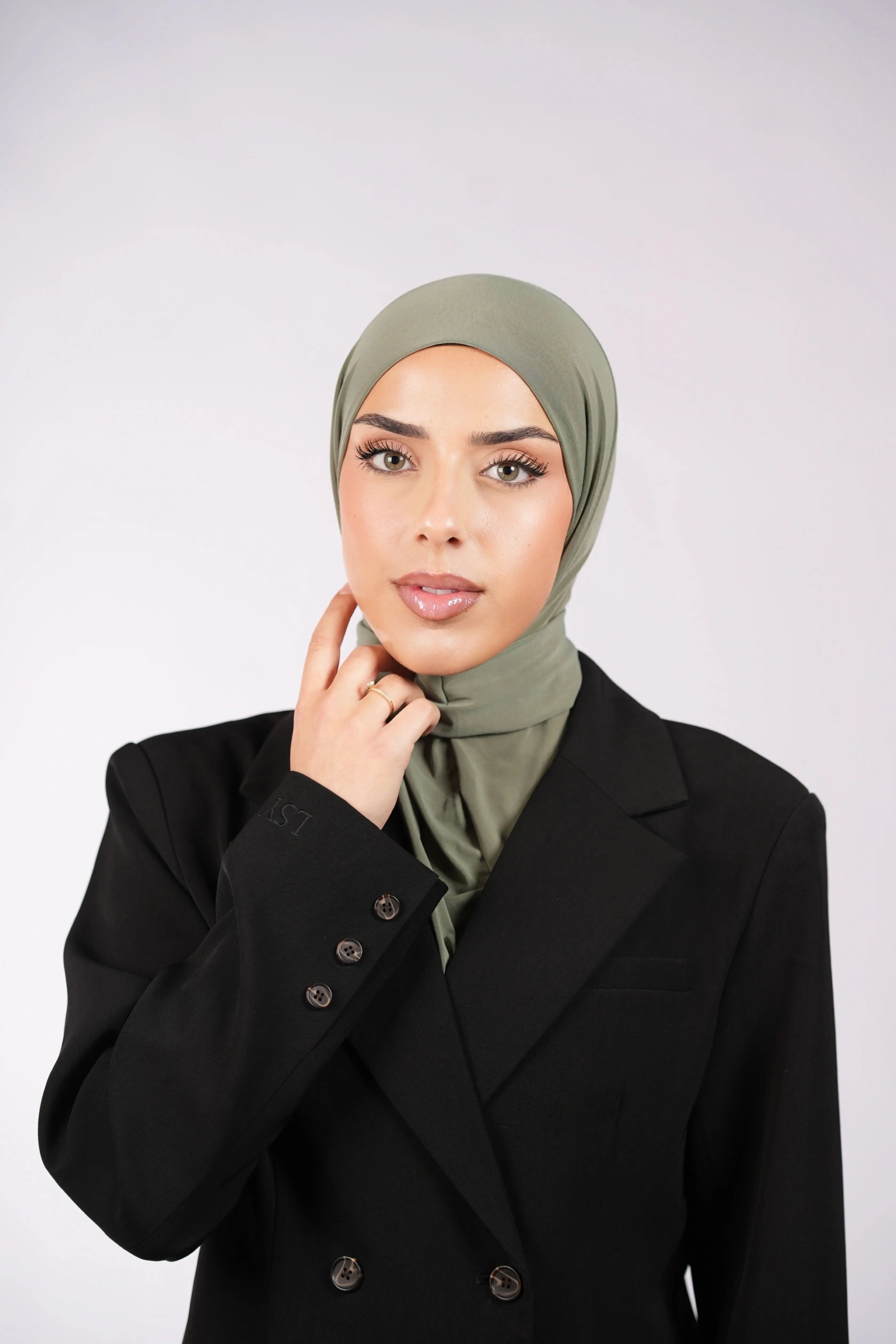 Instant Hijab - olive - Losyana.Shop