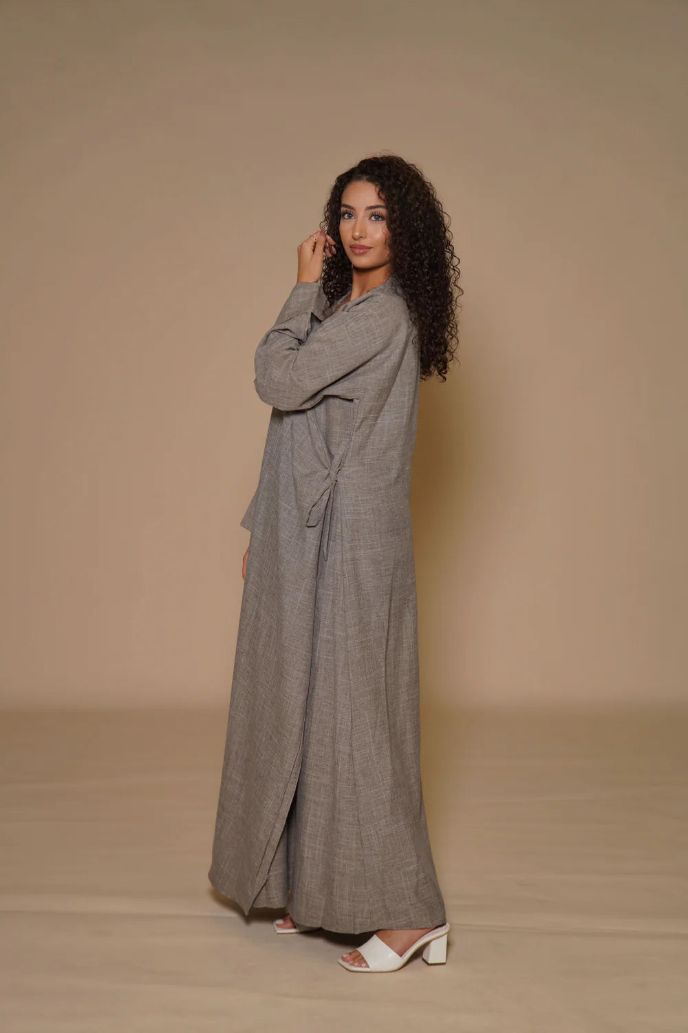 DXB Linen Abaya Cord - venge