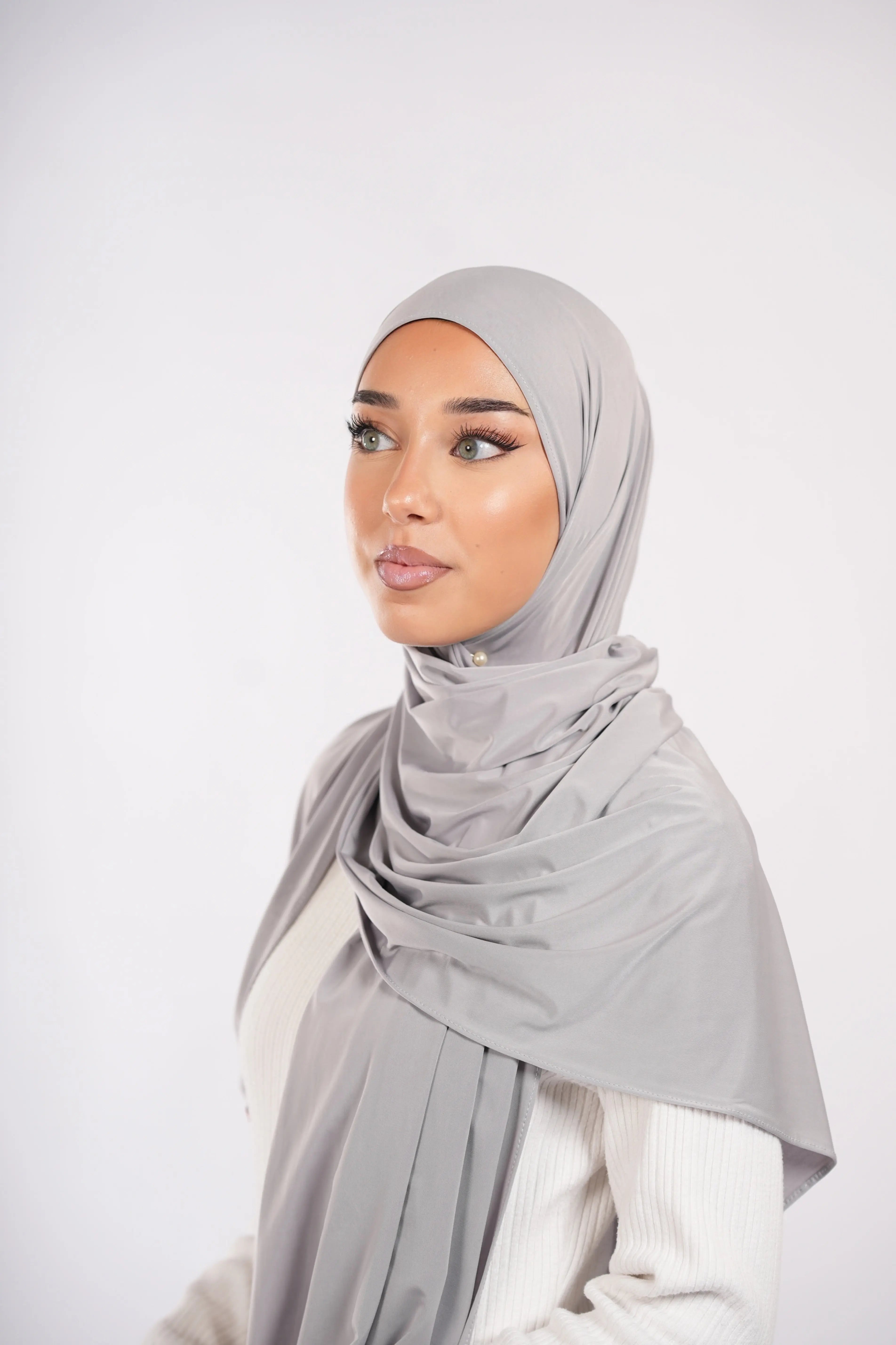 Liquid Jersey - Light grey Losyana.Shop