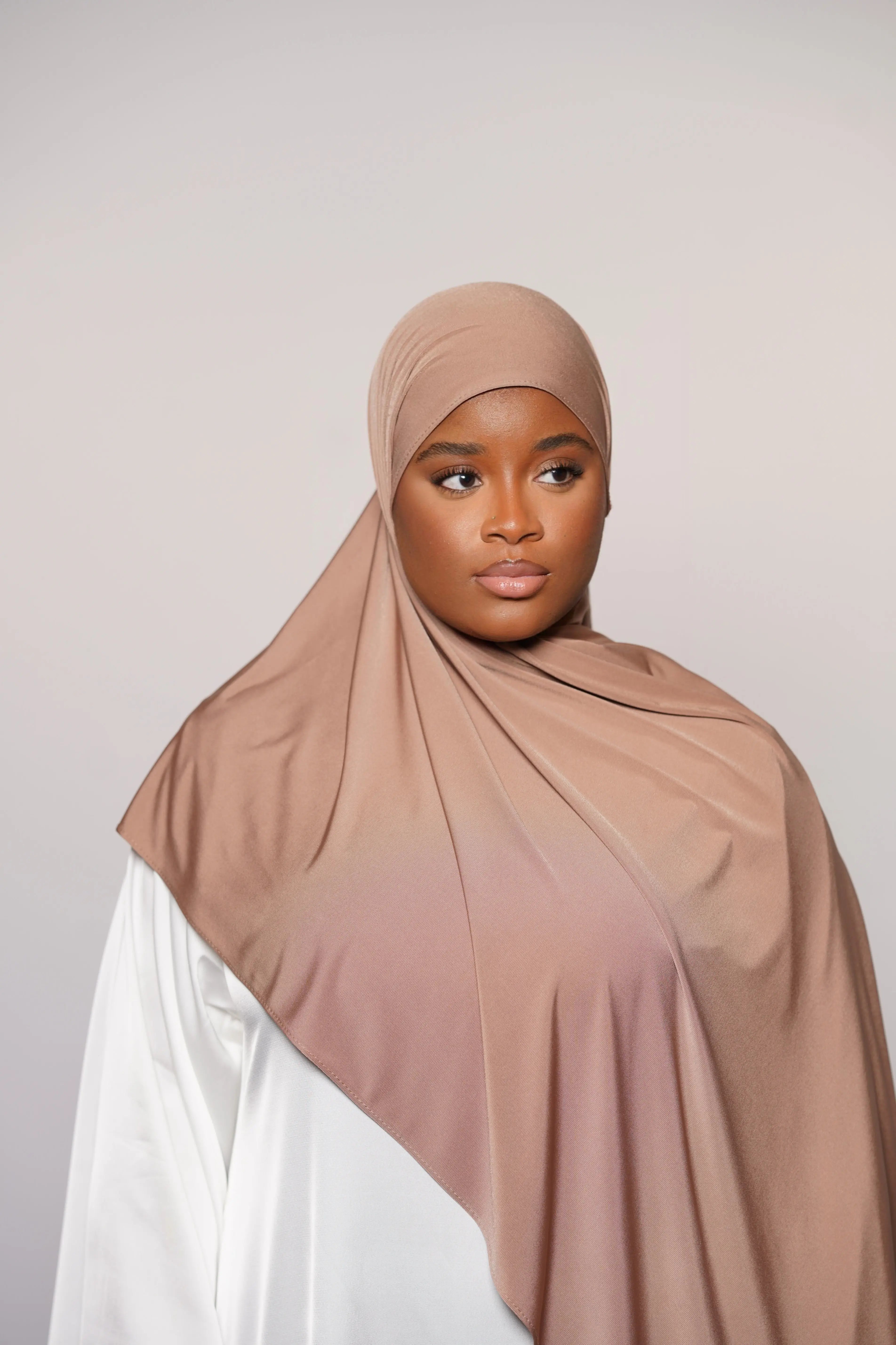 Satin Premium Jersey - terra cota Losyana.Shop