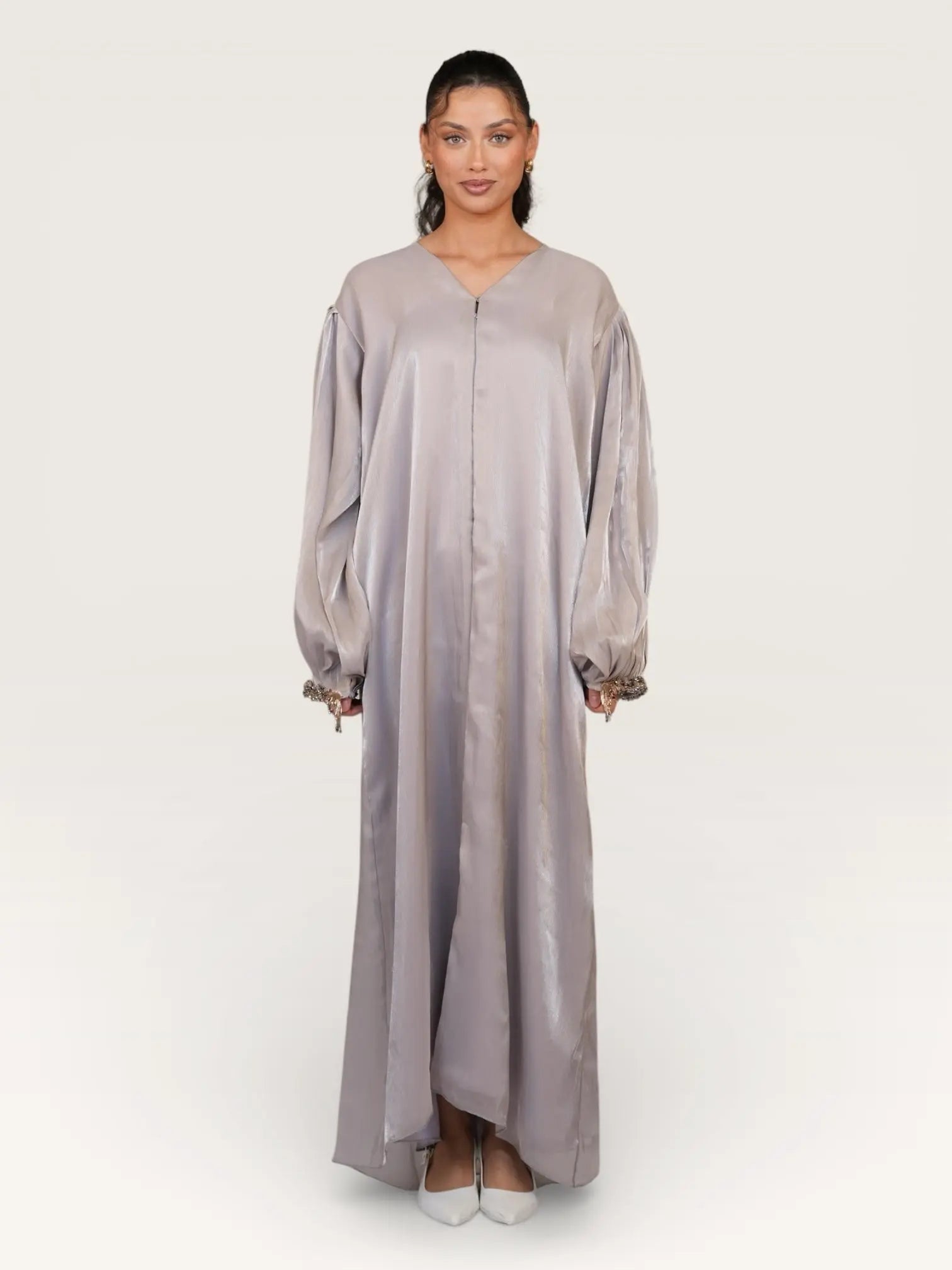 glamour abaya - lavender